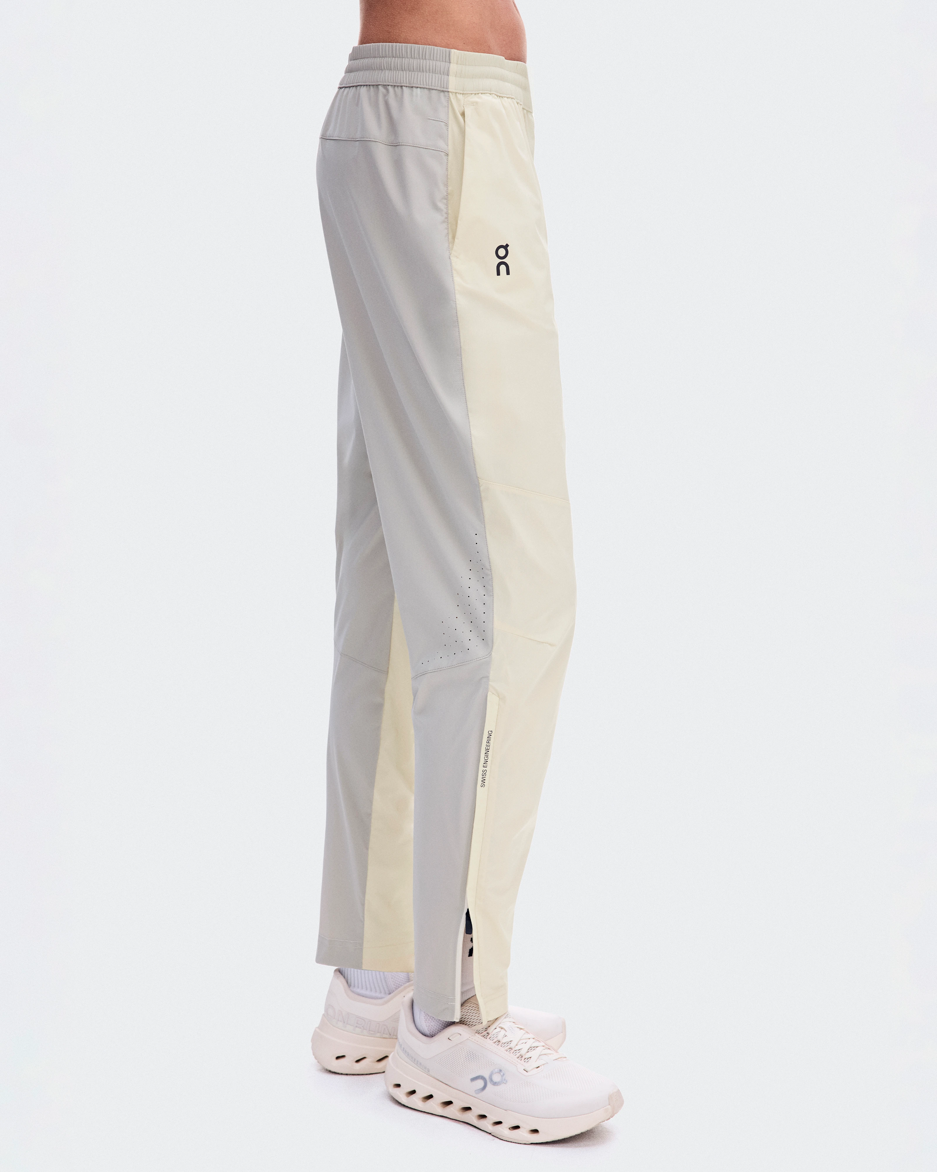 On Weather Pants Hare & Brume Femme Pantalons