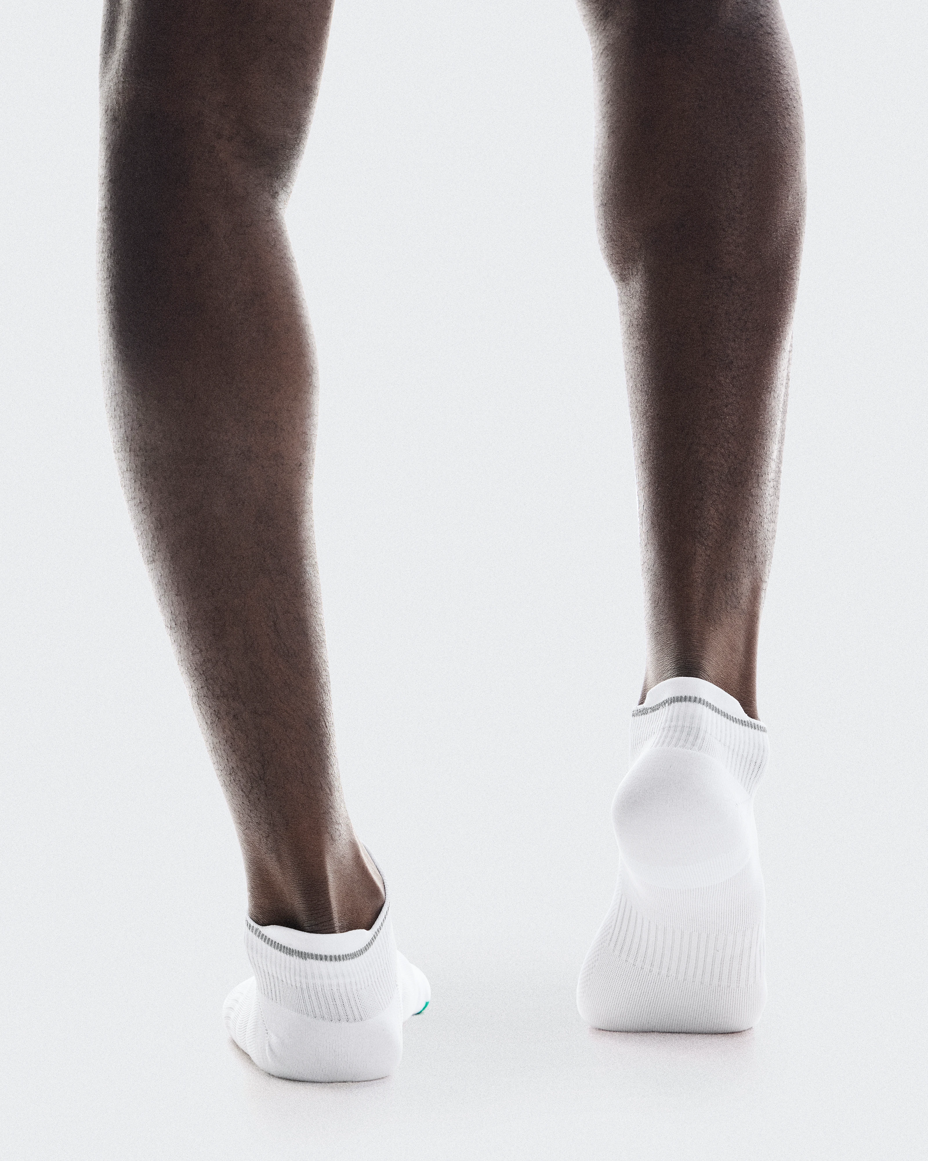 On Elite Run Sock Low White & Ivory Unisexe Chaussettes