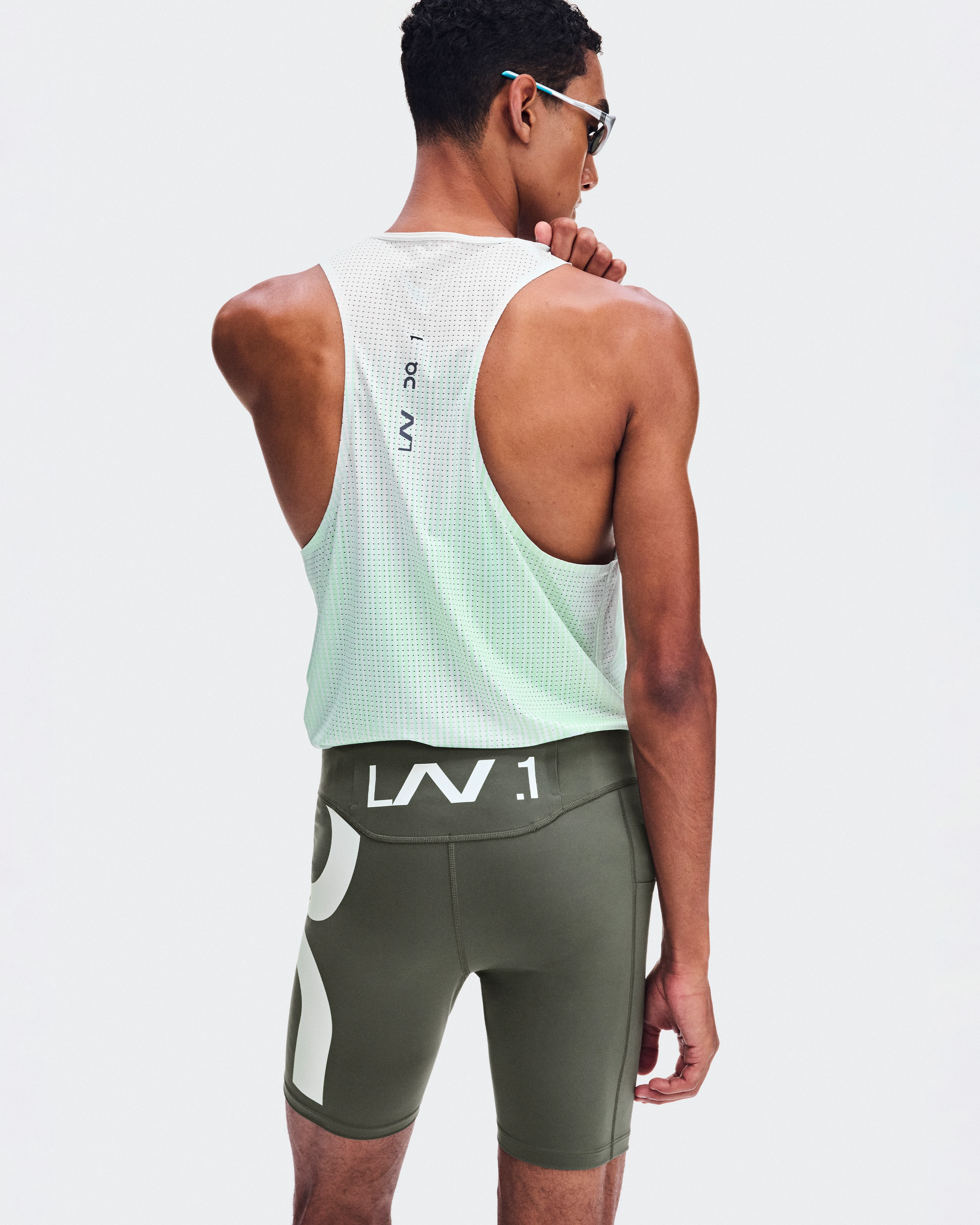 On Race Half Tights LN1 Mire Homme Leggings