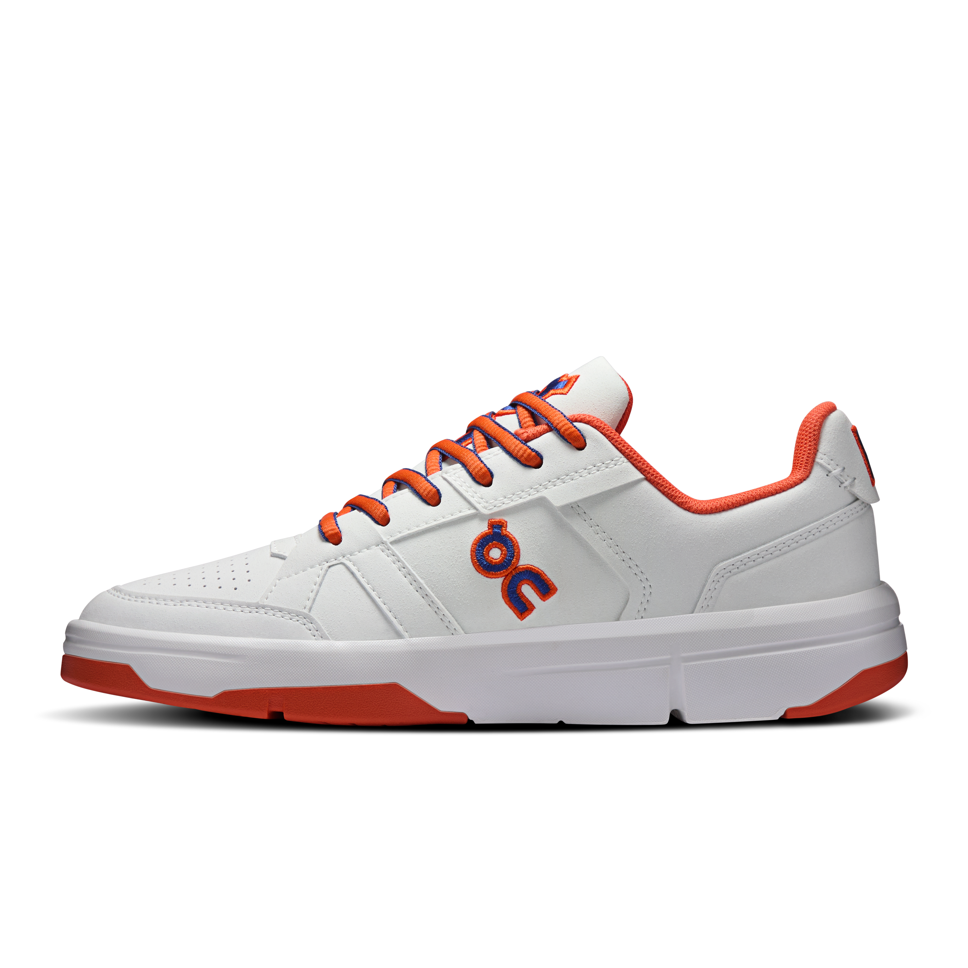 On THE ROGER Clubhouse Varsity White & Flame Femme Active Life Chaussures