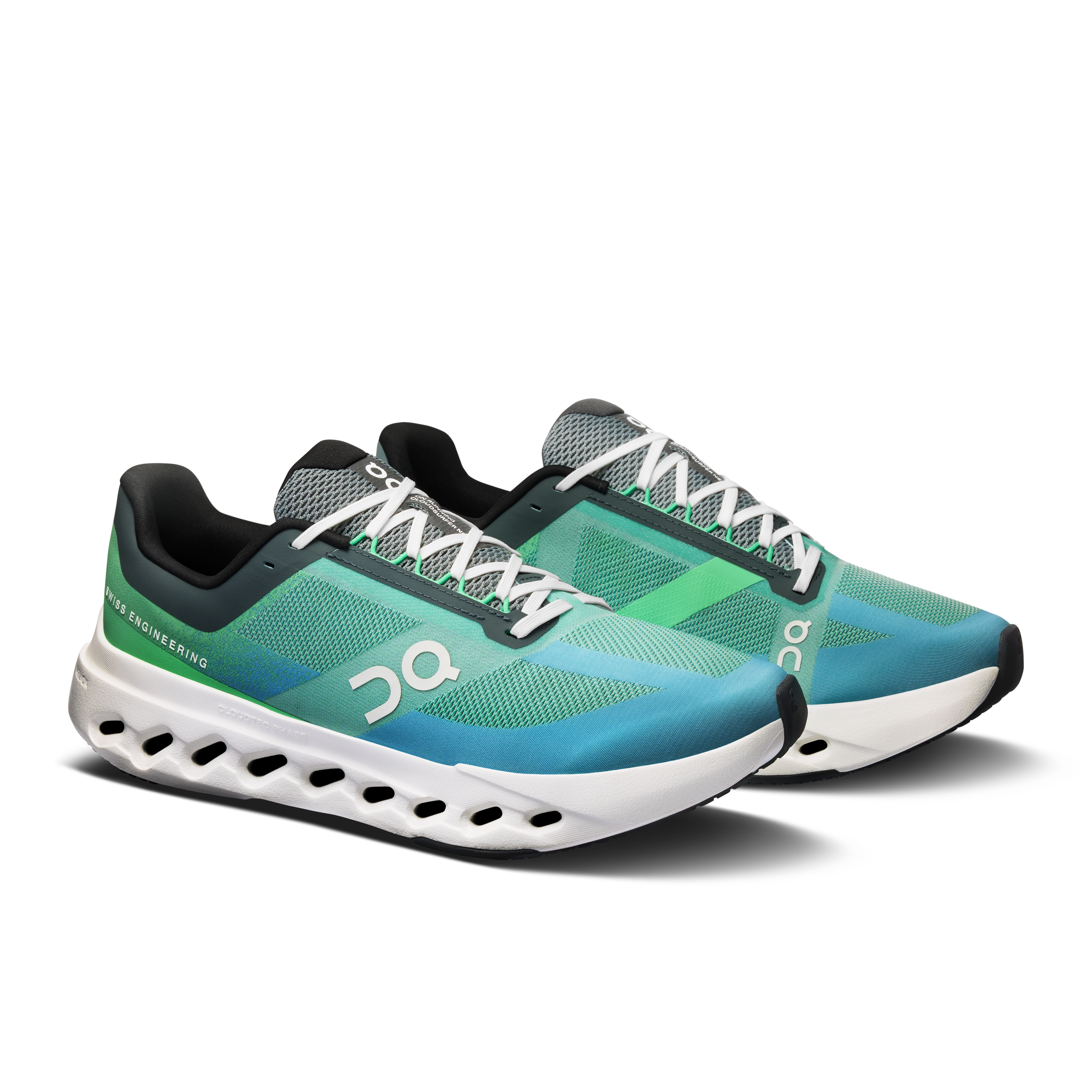 On Cloudsurfer Next Wide Honeydew & Ivory Homme Running sur route Chaussures