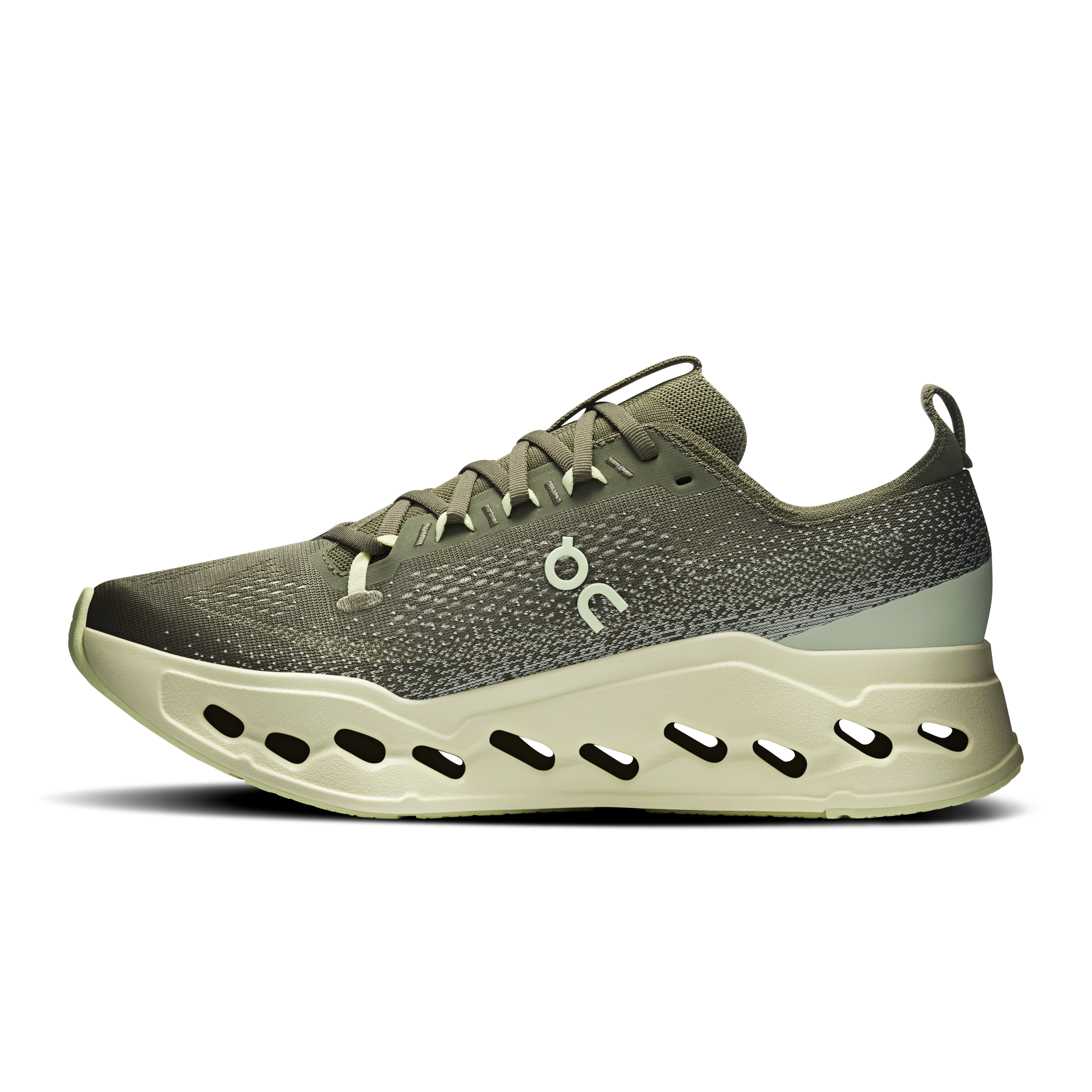 On Cloudsurfer Max Olive & Seedling Homme Running sur route Chaussures