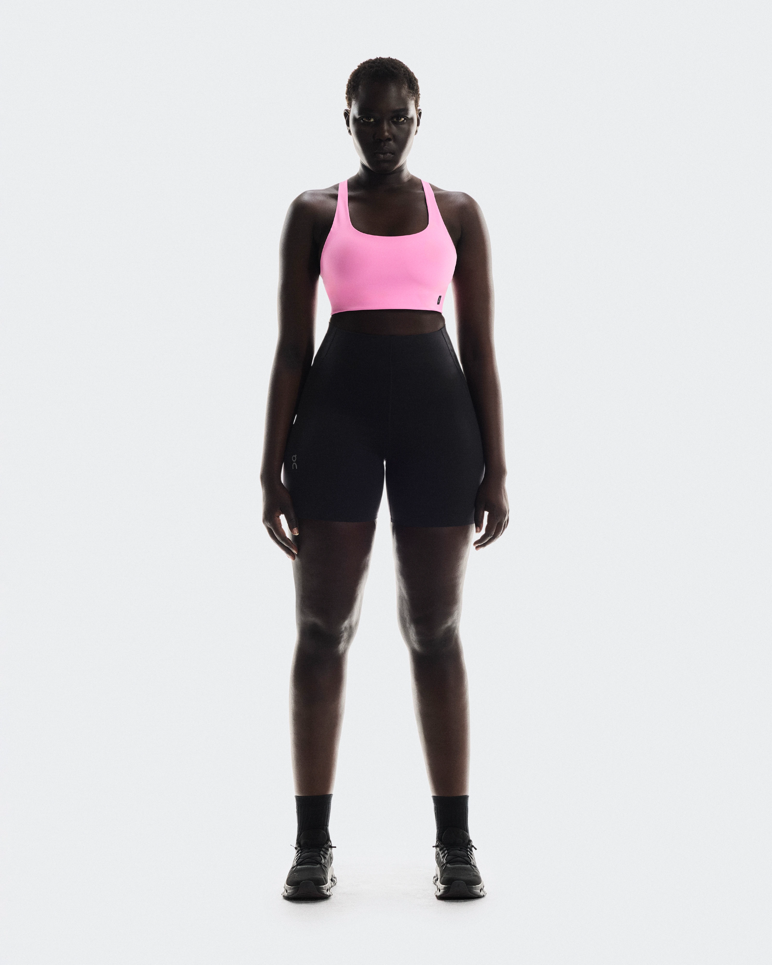On Train Tights Short Black Femme Leggings