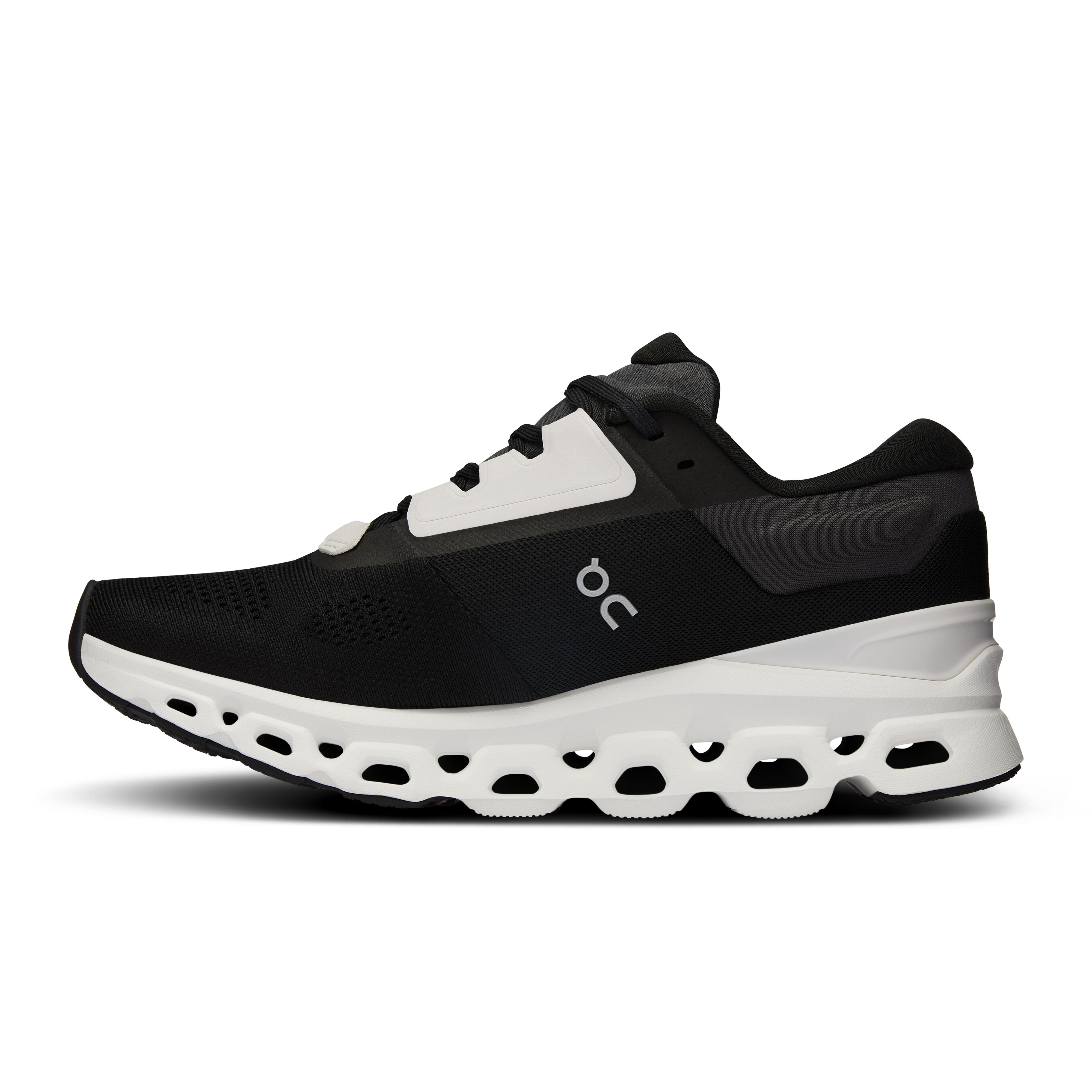 On Cloudstratus 3 Black & Frost Femme Running sur route Chaussures