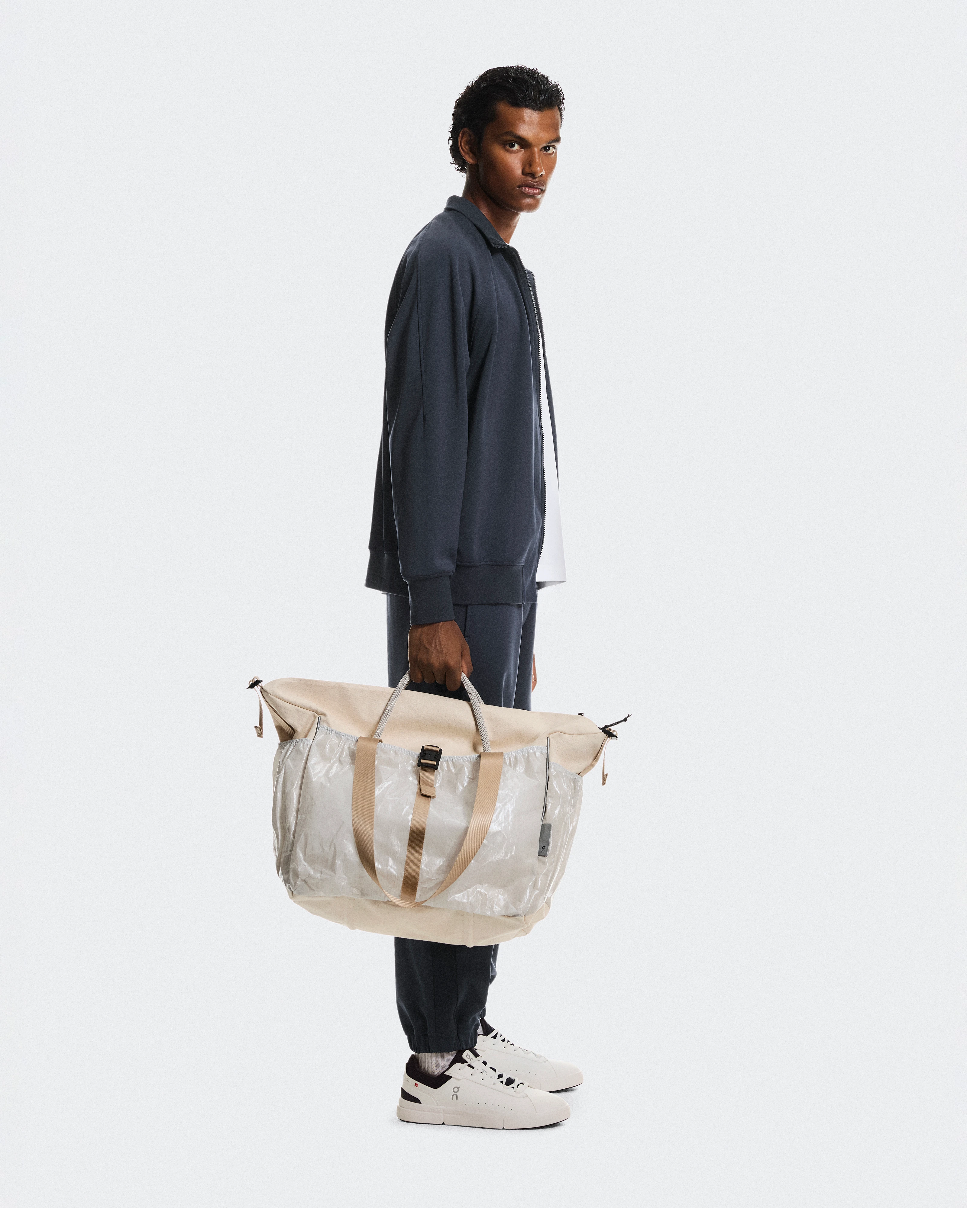 On Court Pack 40L Sesame & White Unisexe Sacs