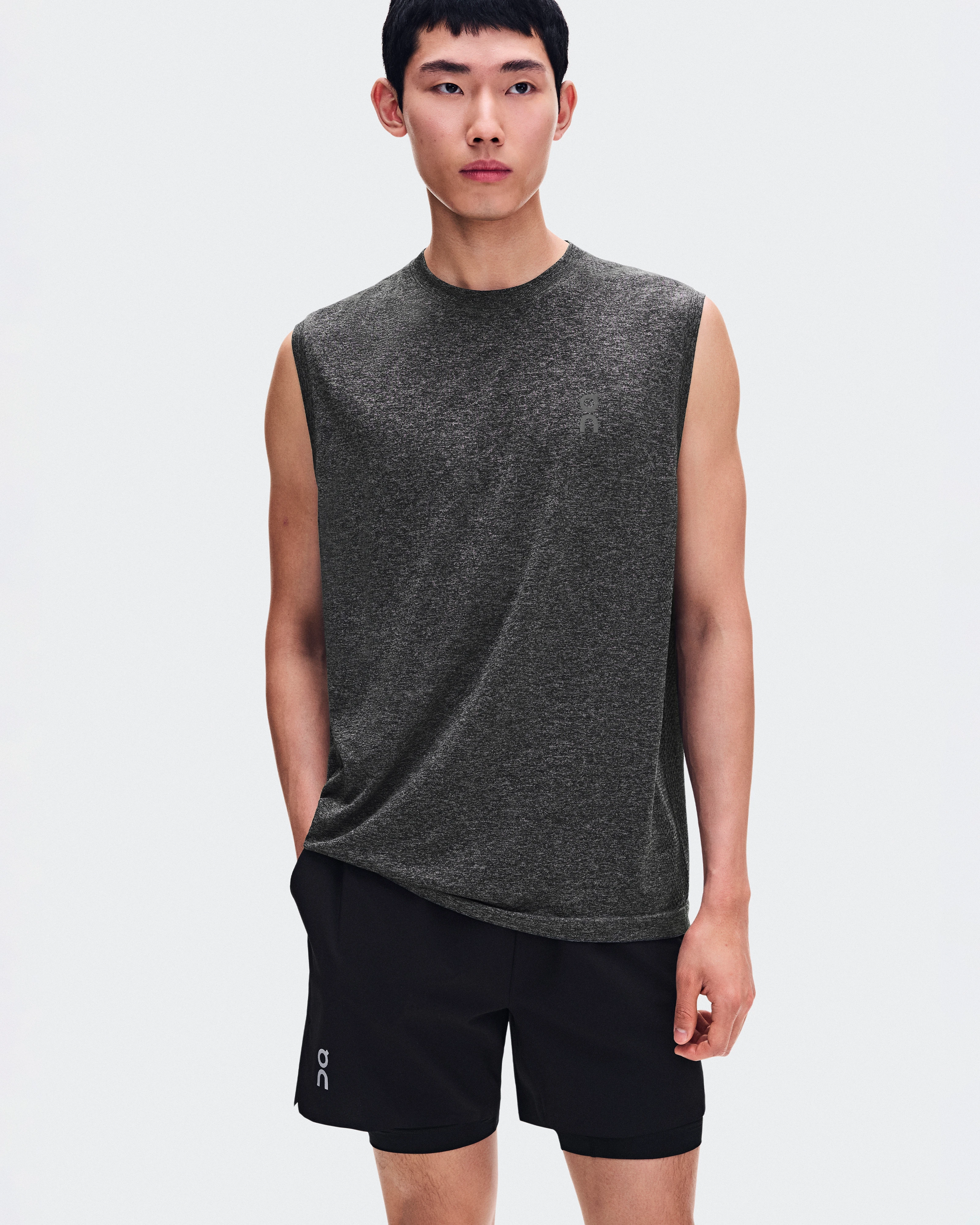 On Train 2-in-1 Shorts Black Homme Shorts