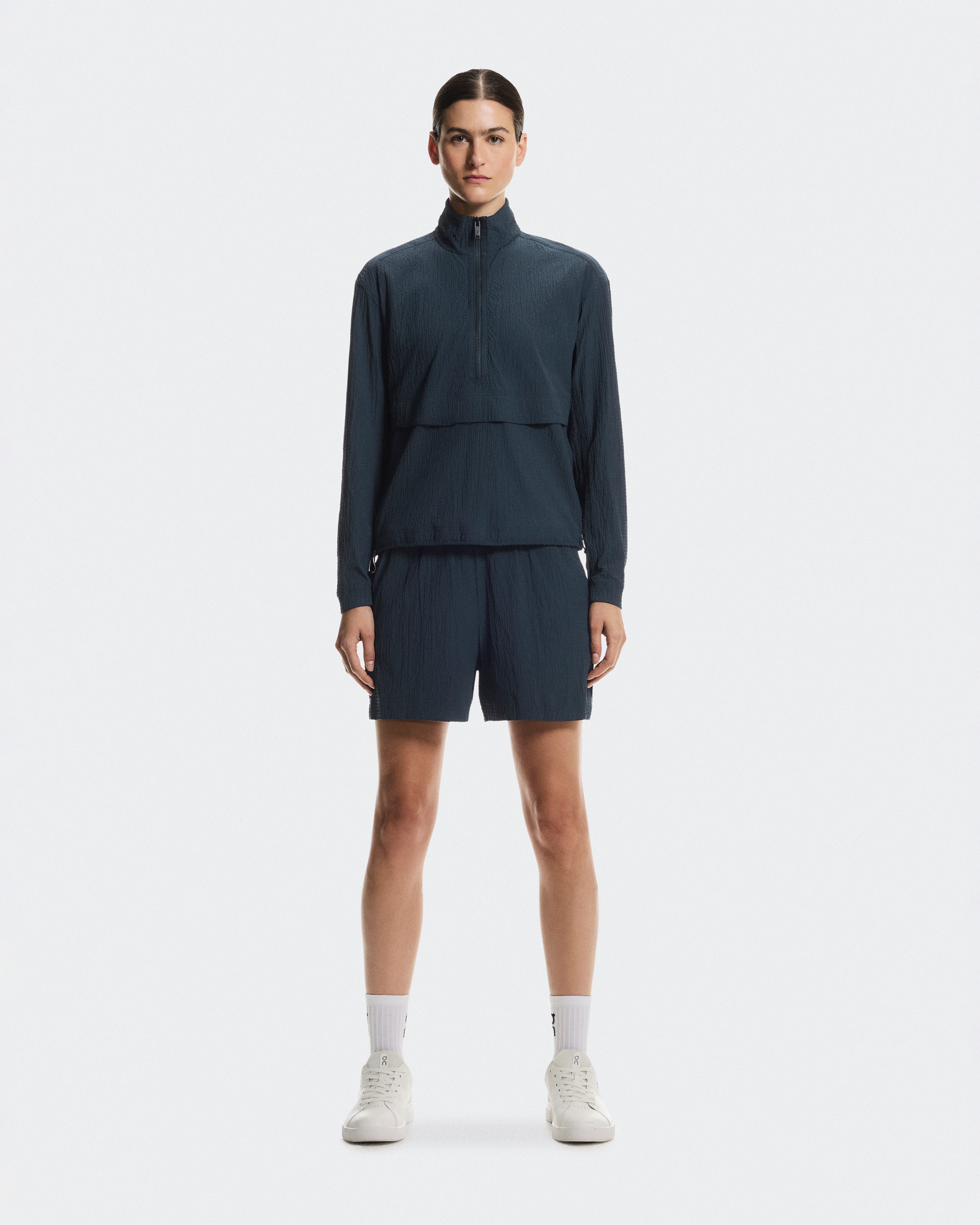 On Courtside 1/2 Zip Eaze Midnight Femme Sweats à capuche et sweats
