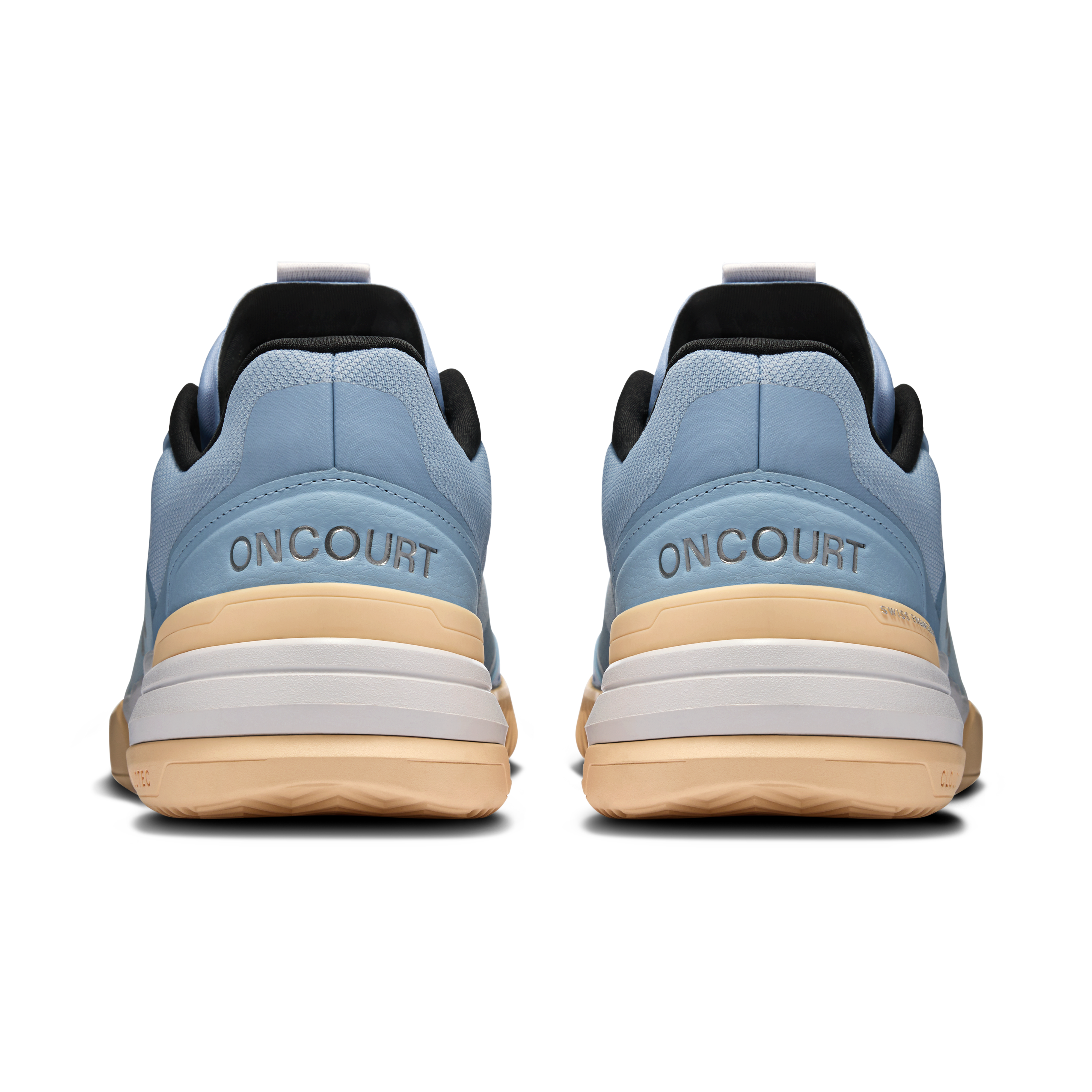 On THE ROGER Advantage Pro Clay Chambray & Blonde Femme Tennis Chaussures