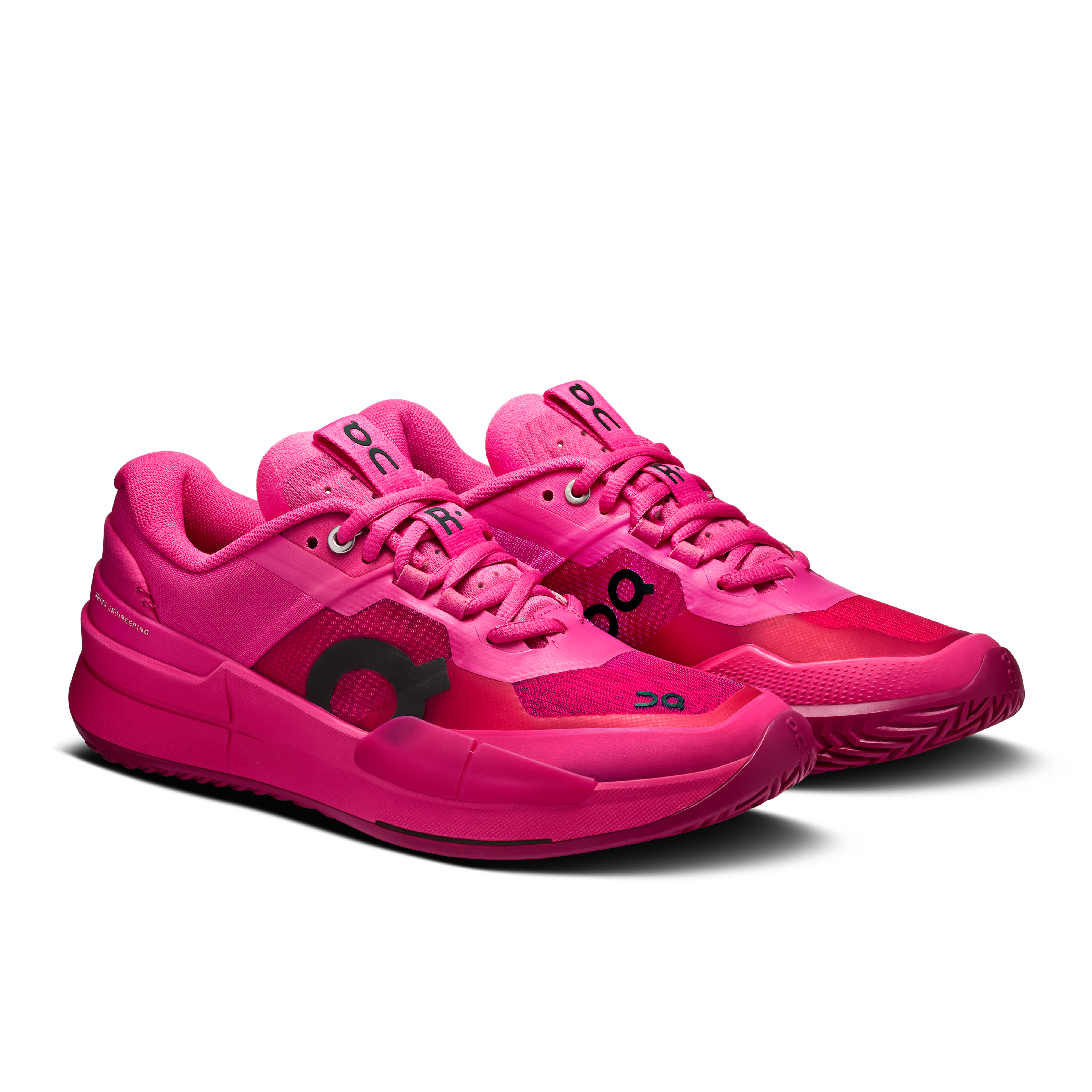 On THE ROGER Pro 2 Pink & Grenadine Femme Tennis Chaussures