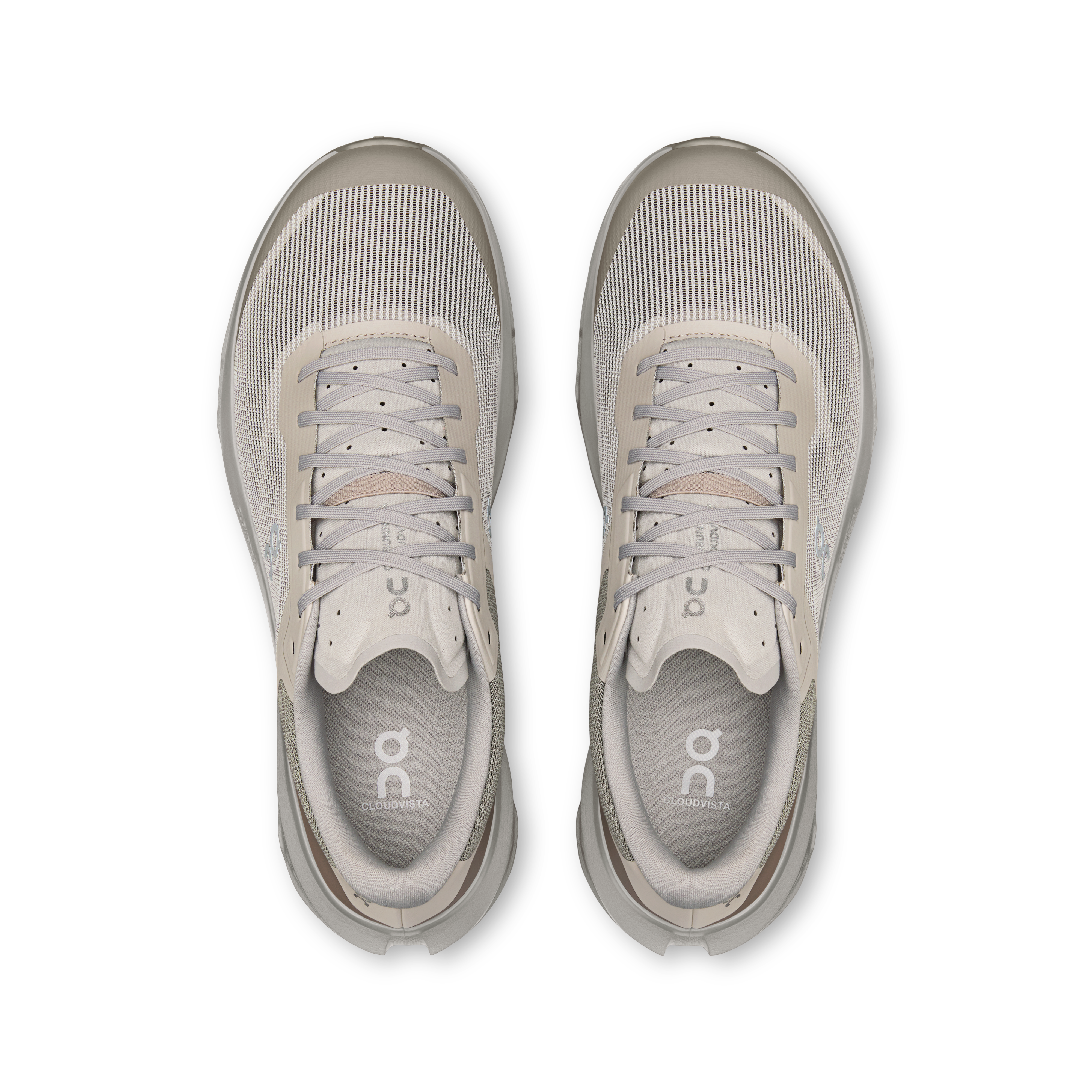 On Cloudvista 3 Fog & Pearl Homme Running de trail Chaussures