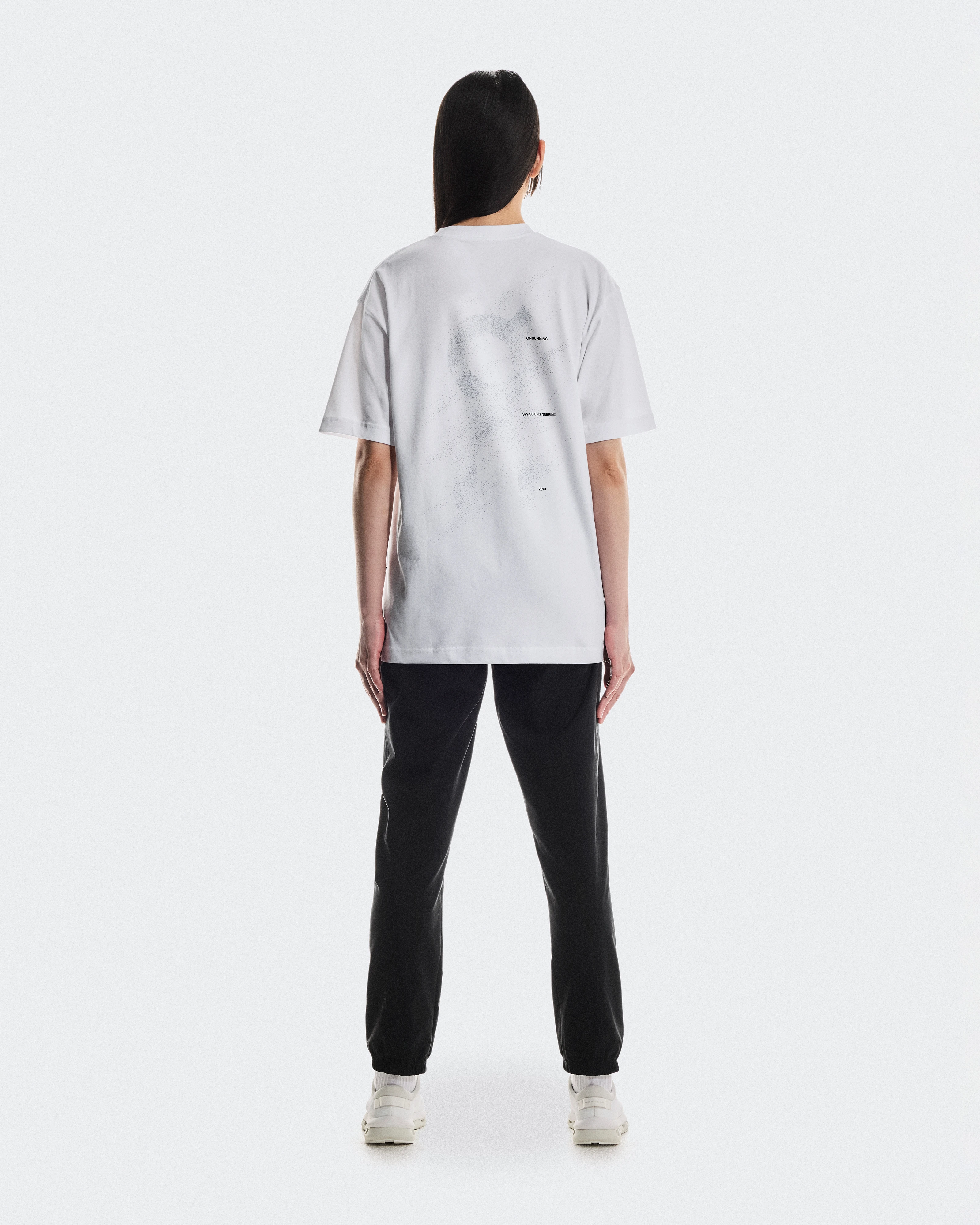 On Club T Graphic White & Blue Femme Hauts et t-shirts