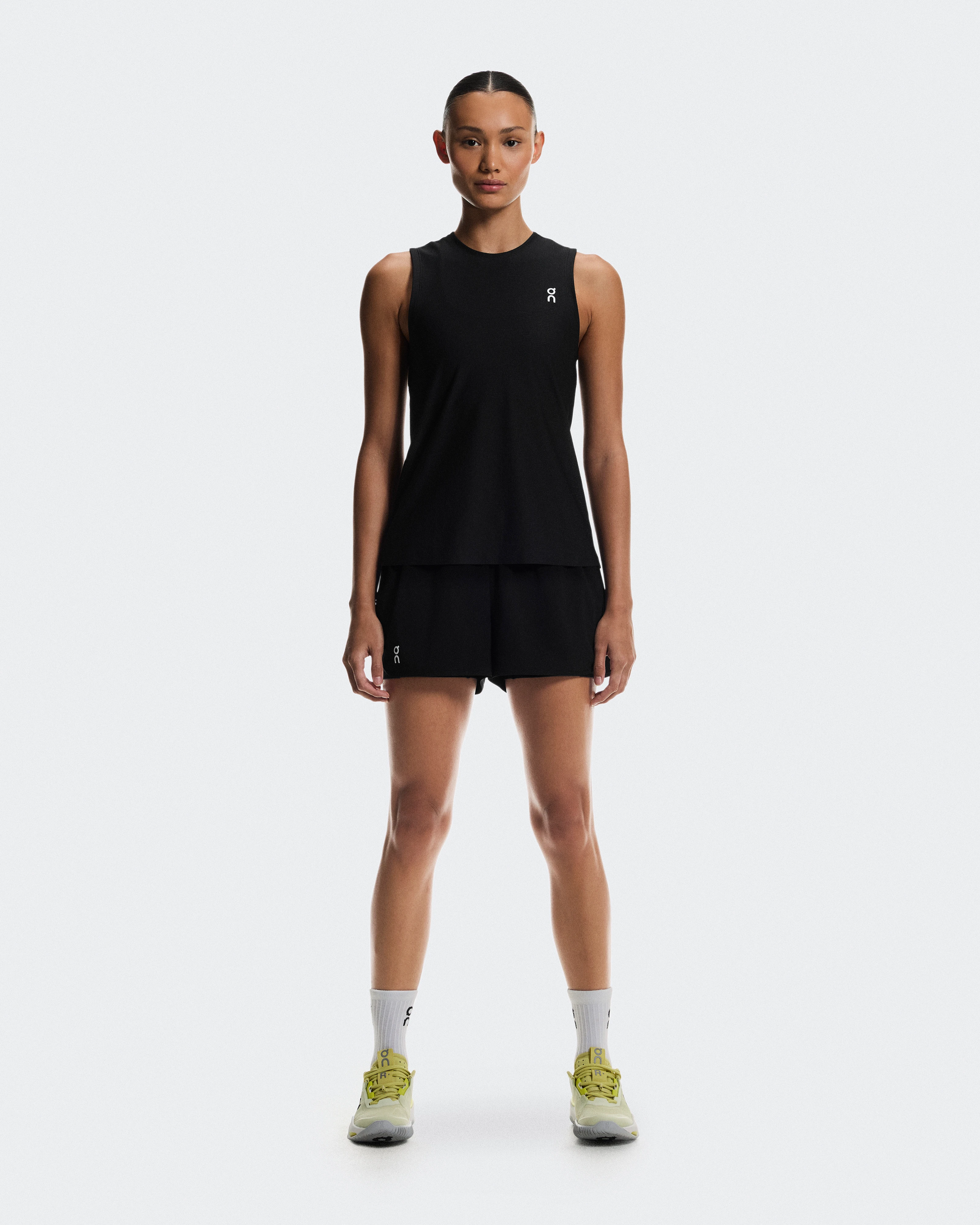 On 3" Court Shorts 2-in-1 Black Femme Shorts