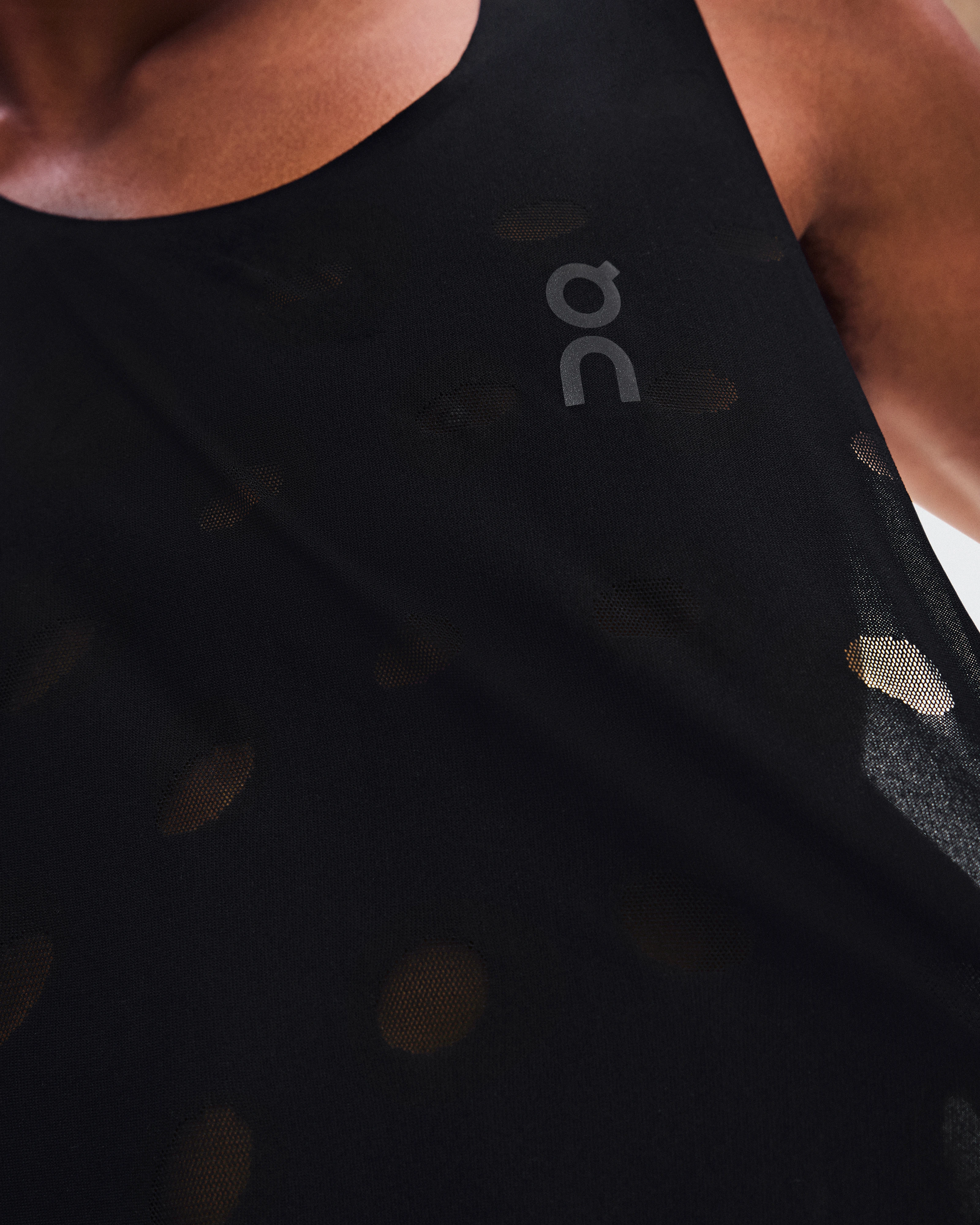 On Zero Tank Breathe Black Homme Hauts et t-shirts