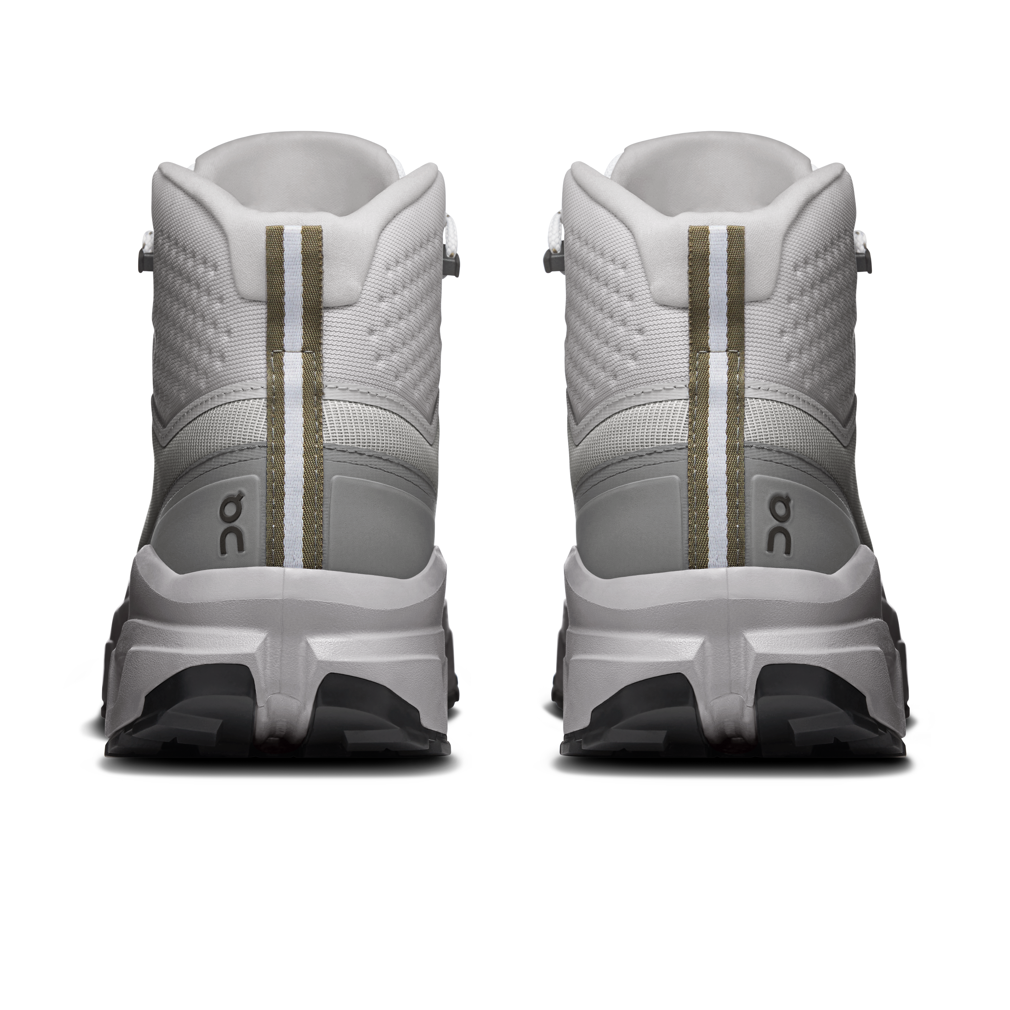 On Cloudrock Mid Waterproof Glacier & Alloy Homme Randonnée Chaussures