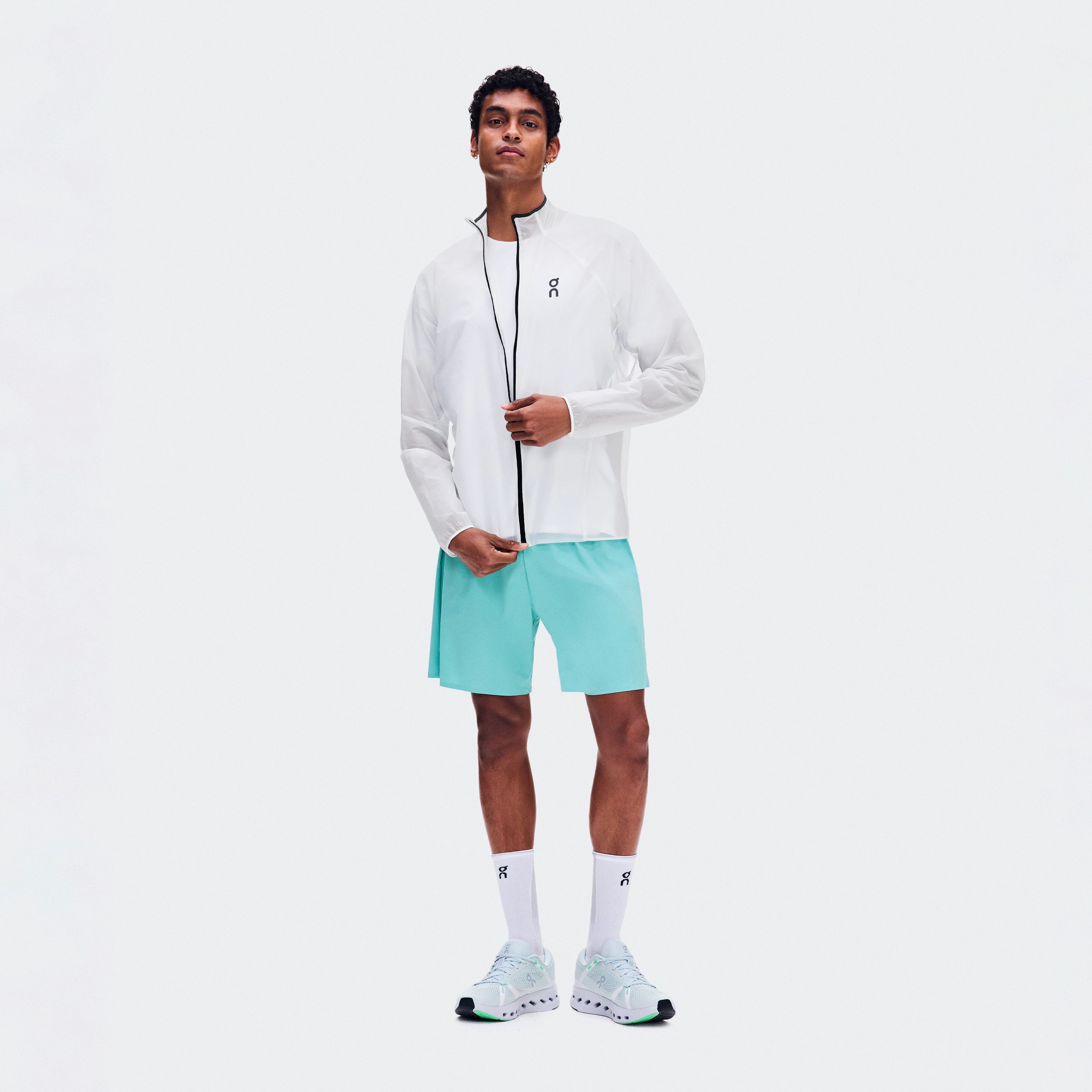 On 7" Performance Shorts Aquamarine Homme – Running de performance, léger, évacue la transpiration Shorts