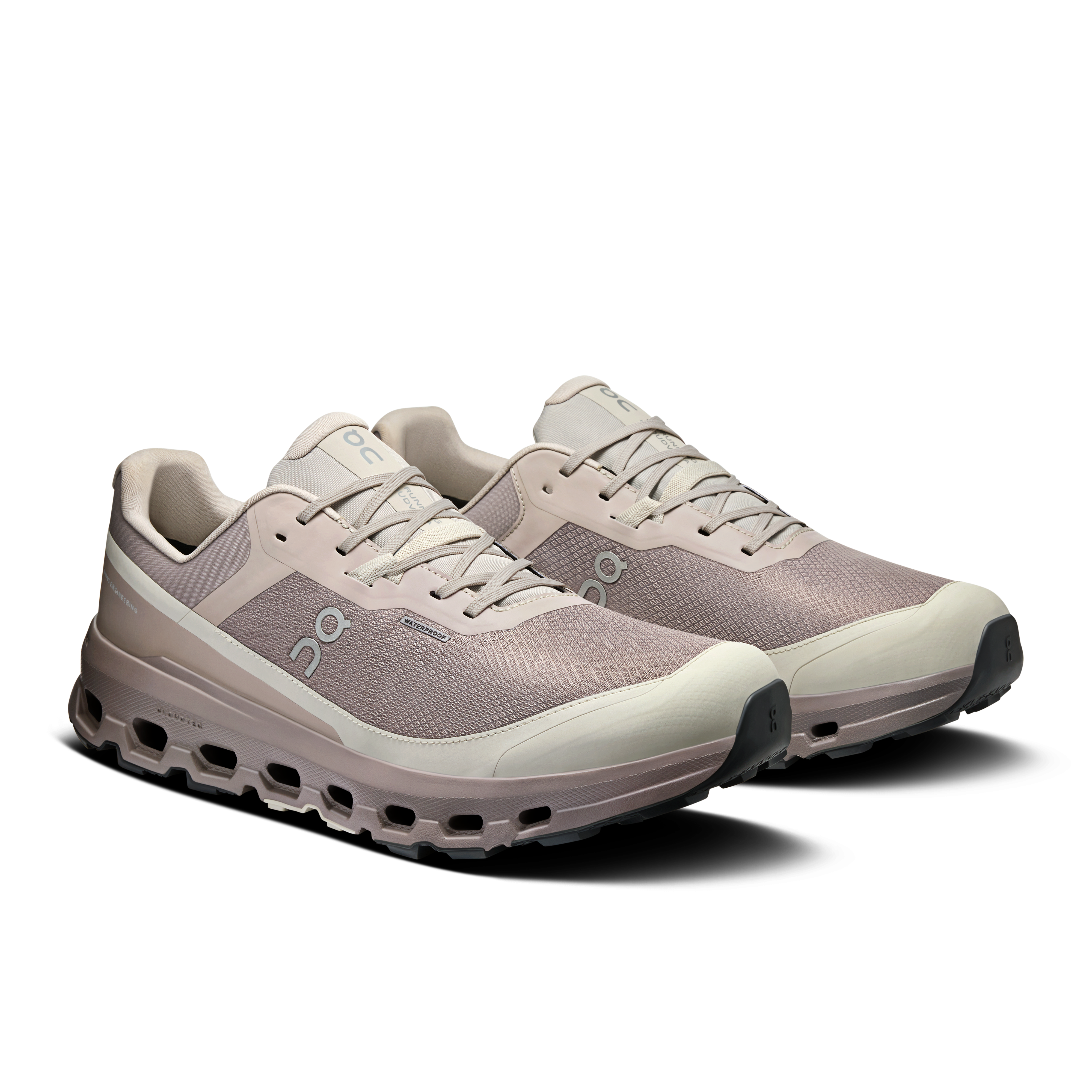 On Cloudvista 2 Waterproof Fog & Cinder Homme Running de trail Chaussures