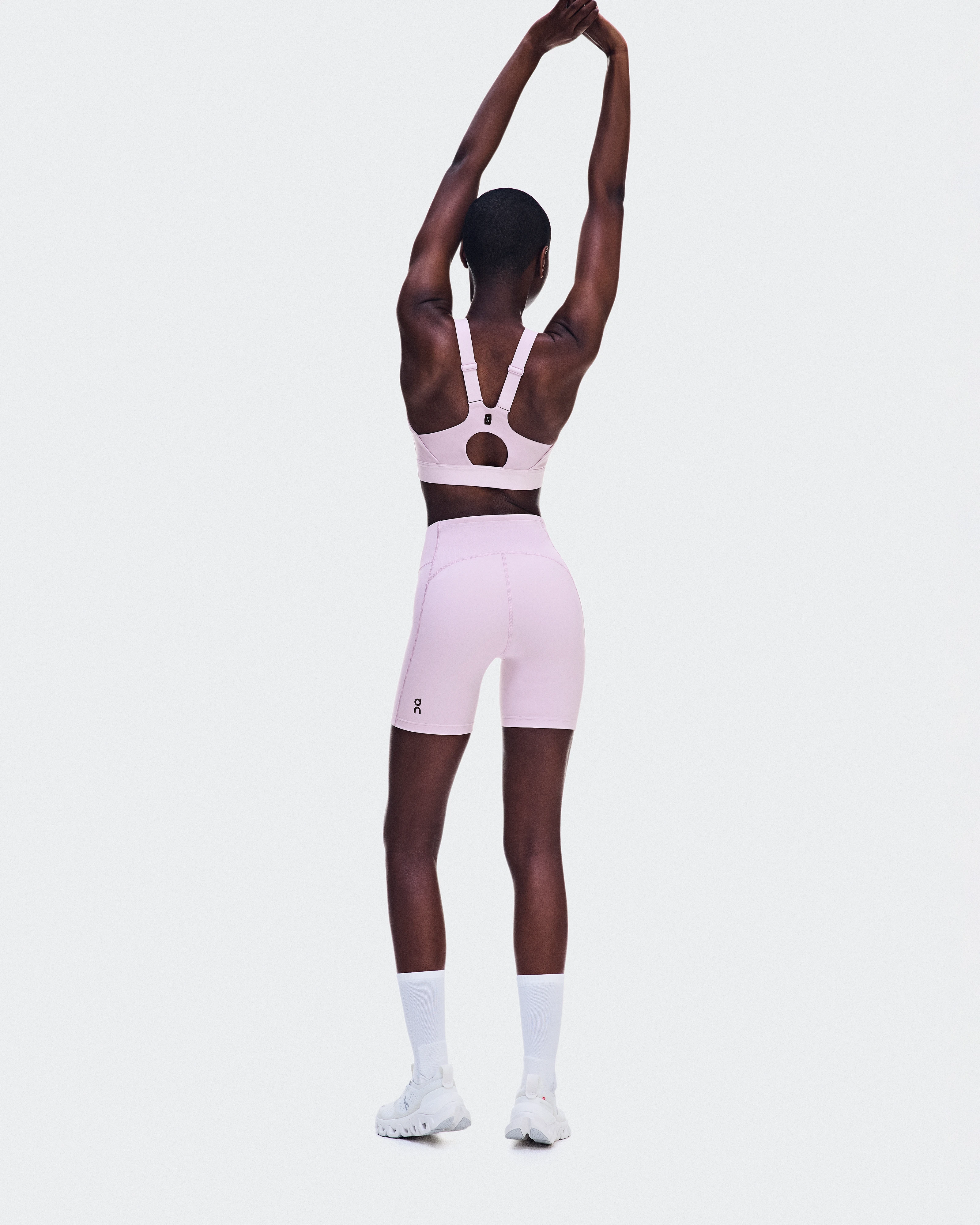 On Performance Tights Short Foxglove Femme Leggings