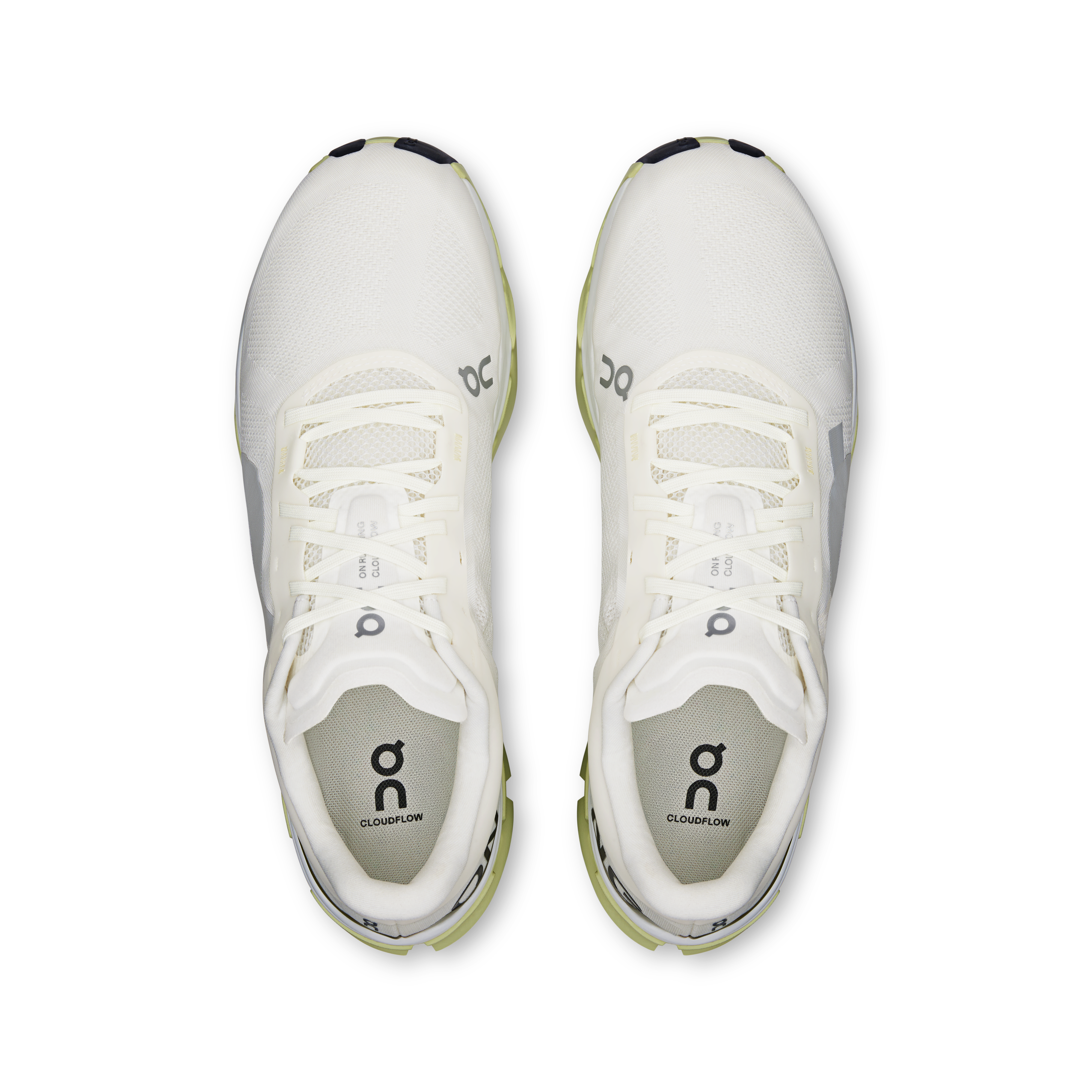 On Cloudflow 5 Ivory & Linen Homme Running sur route Chaussures