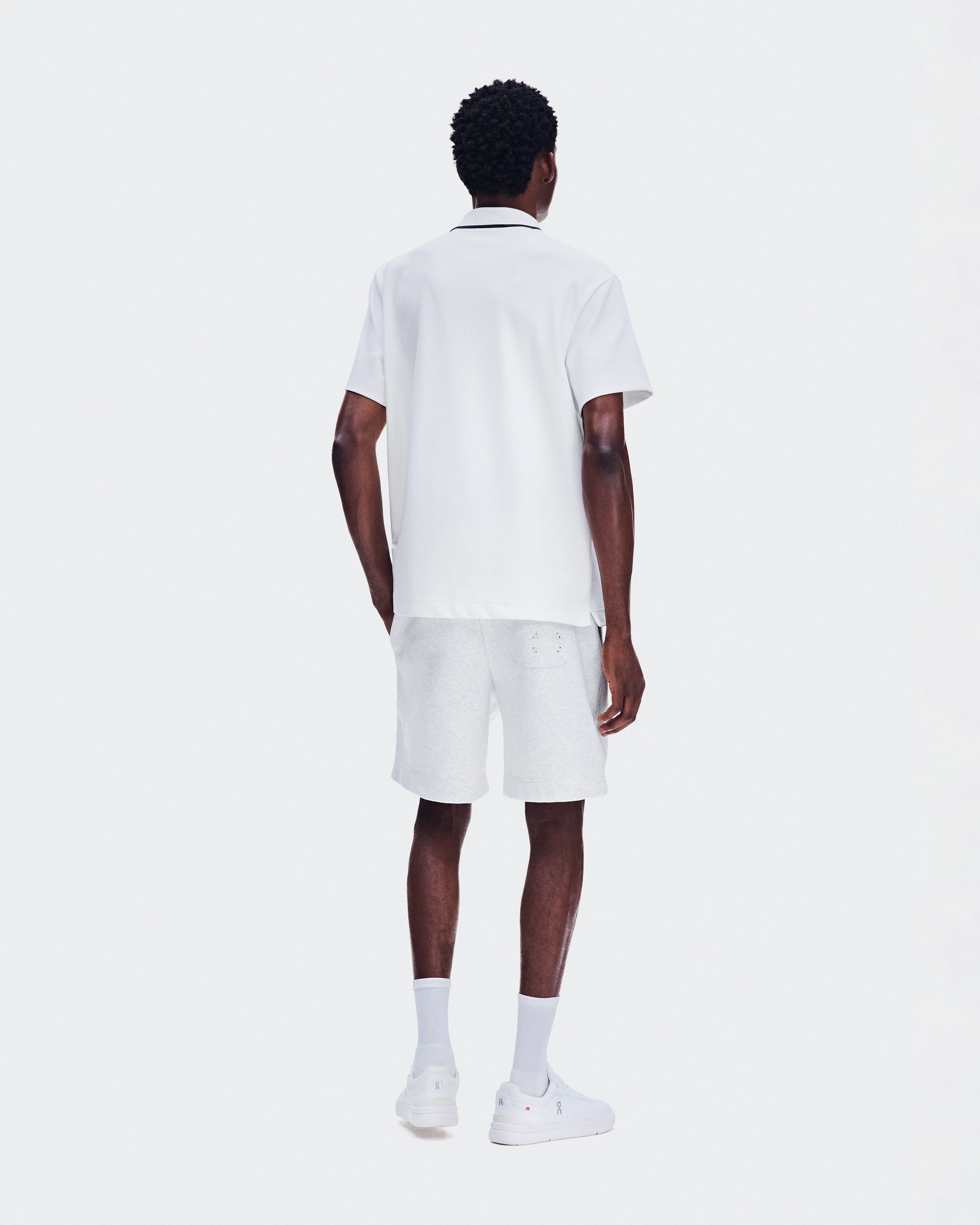 On Courtside Polo All White Homme Hauts et t-shirts