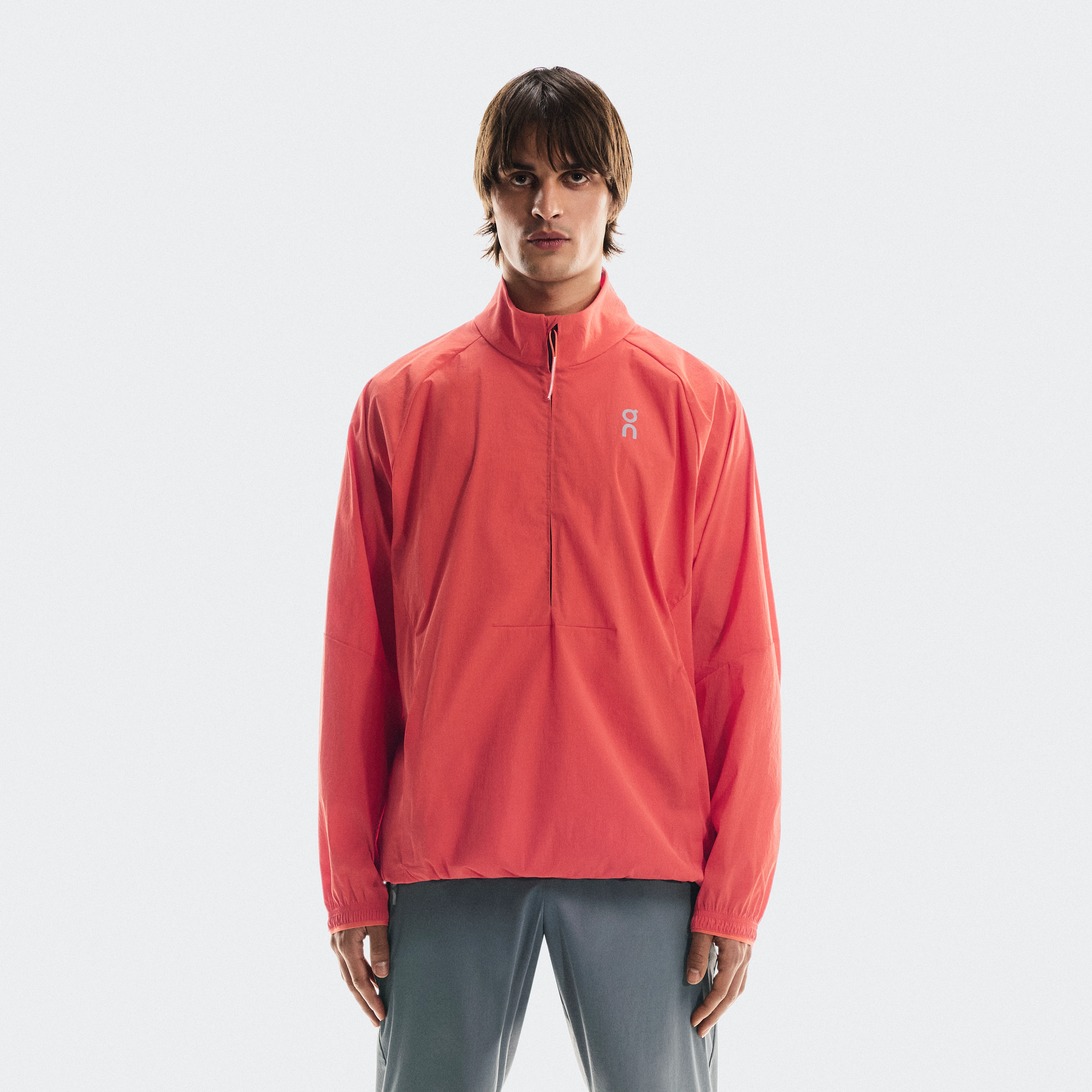 On All-Day 1/2 Zip Jacket Coral Homme – Quotidien, voyage, essentiel Vestes