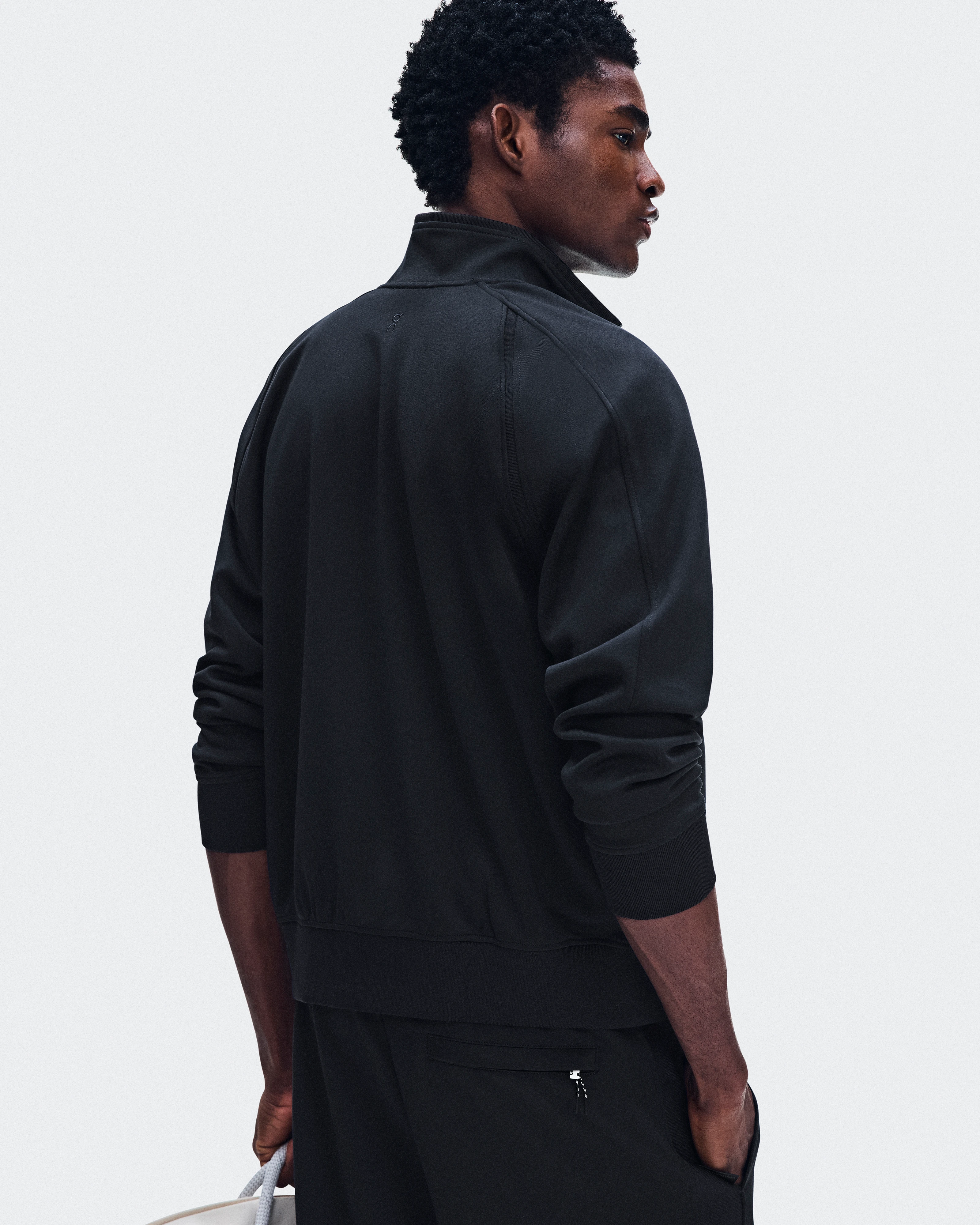 On Courtside Full-Zip Black Homme Vestes