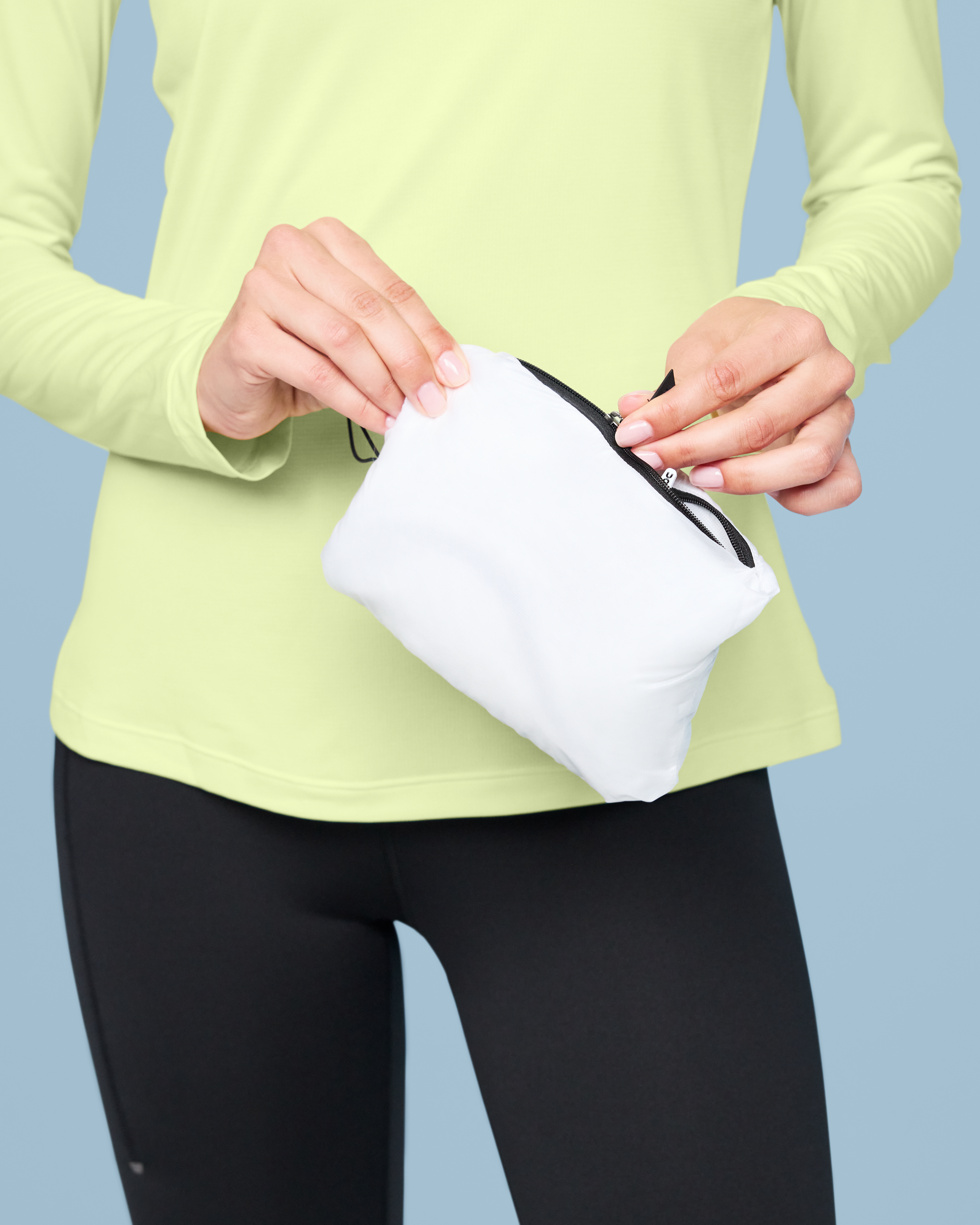 On Weather Vest White & Black Femme Vestes