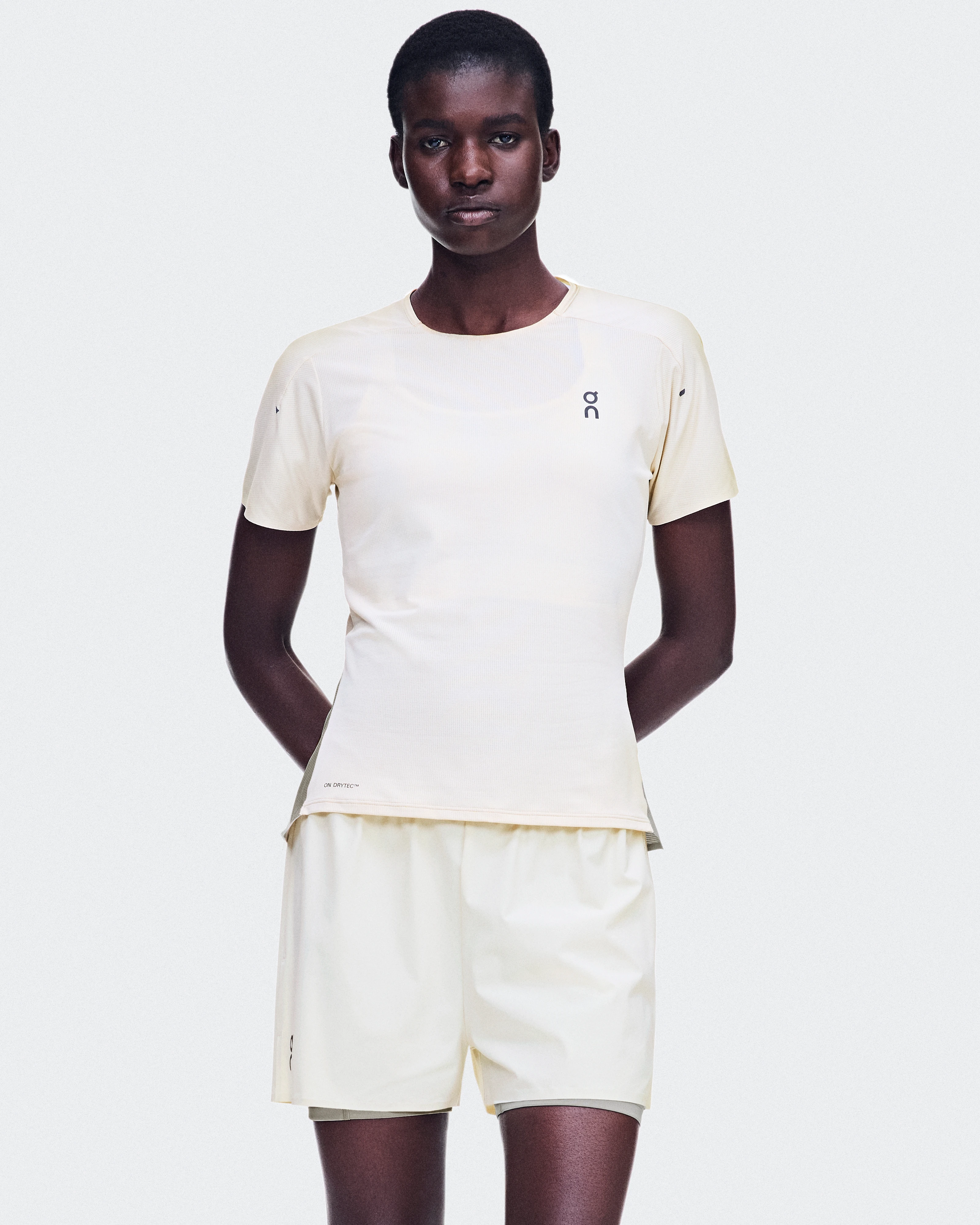 On 3" Performance 2/1 Shorts Hare & Brume Femme Shorts