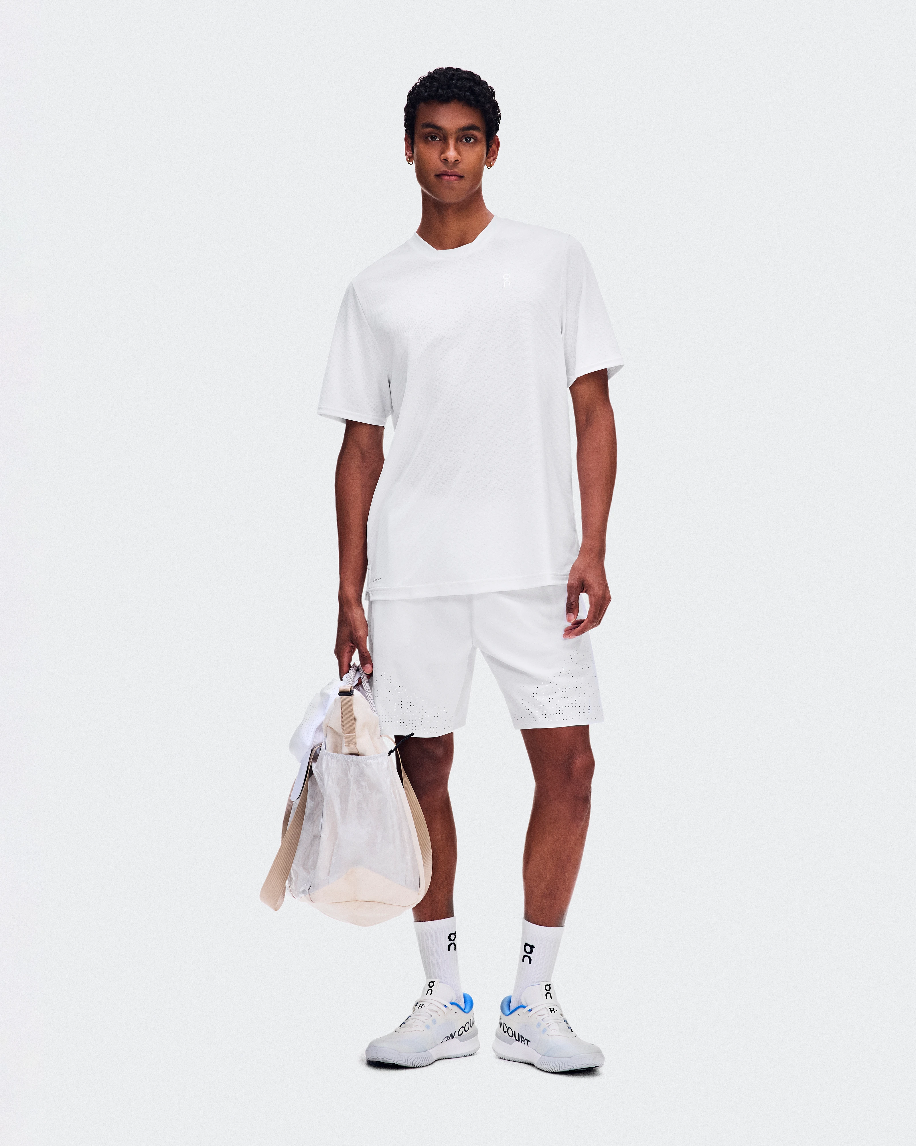 On 7" Court Shorts LDN White Homme