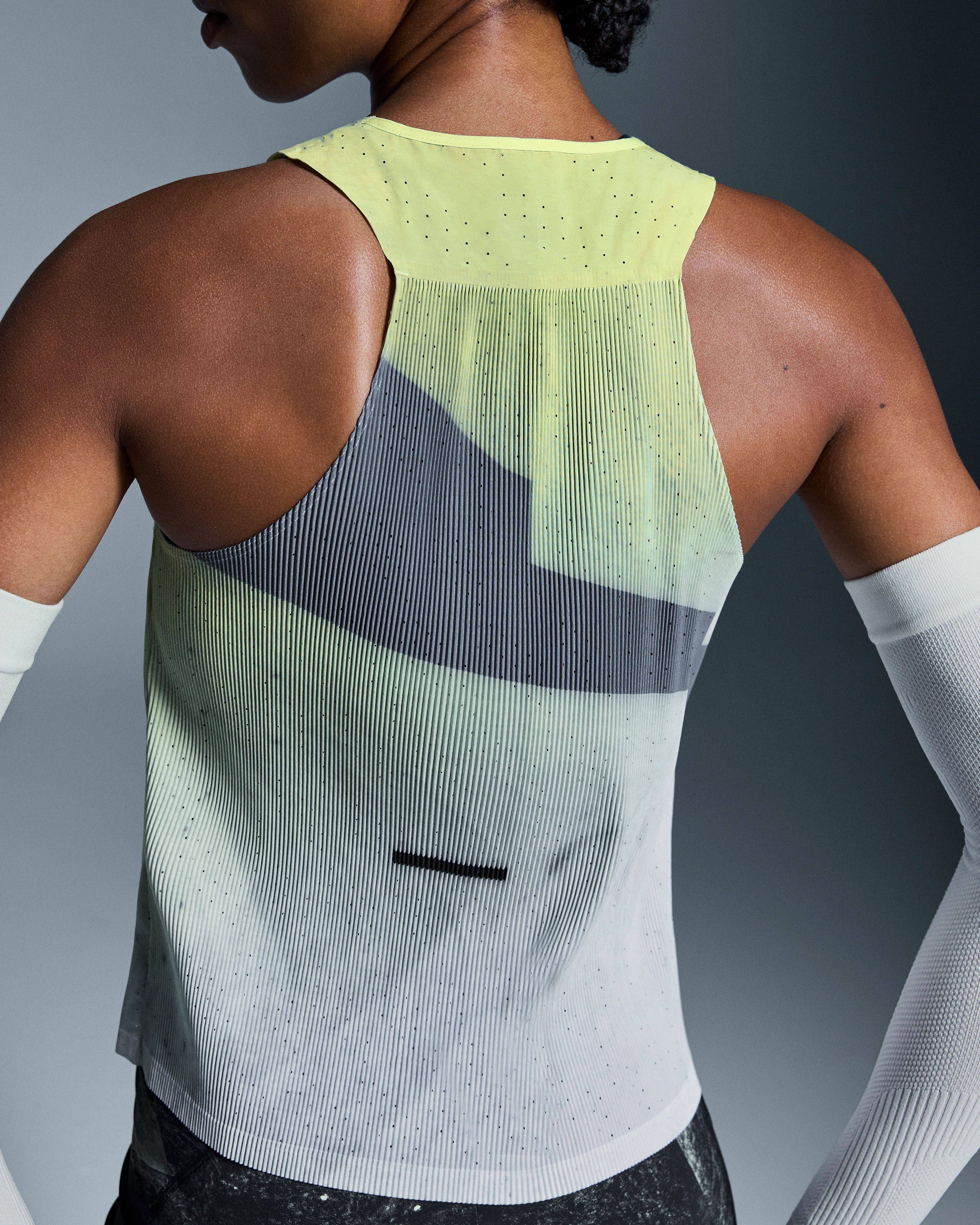 On Race Singlet Limelight & Glacier Femme Hauts et t-shirts