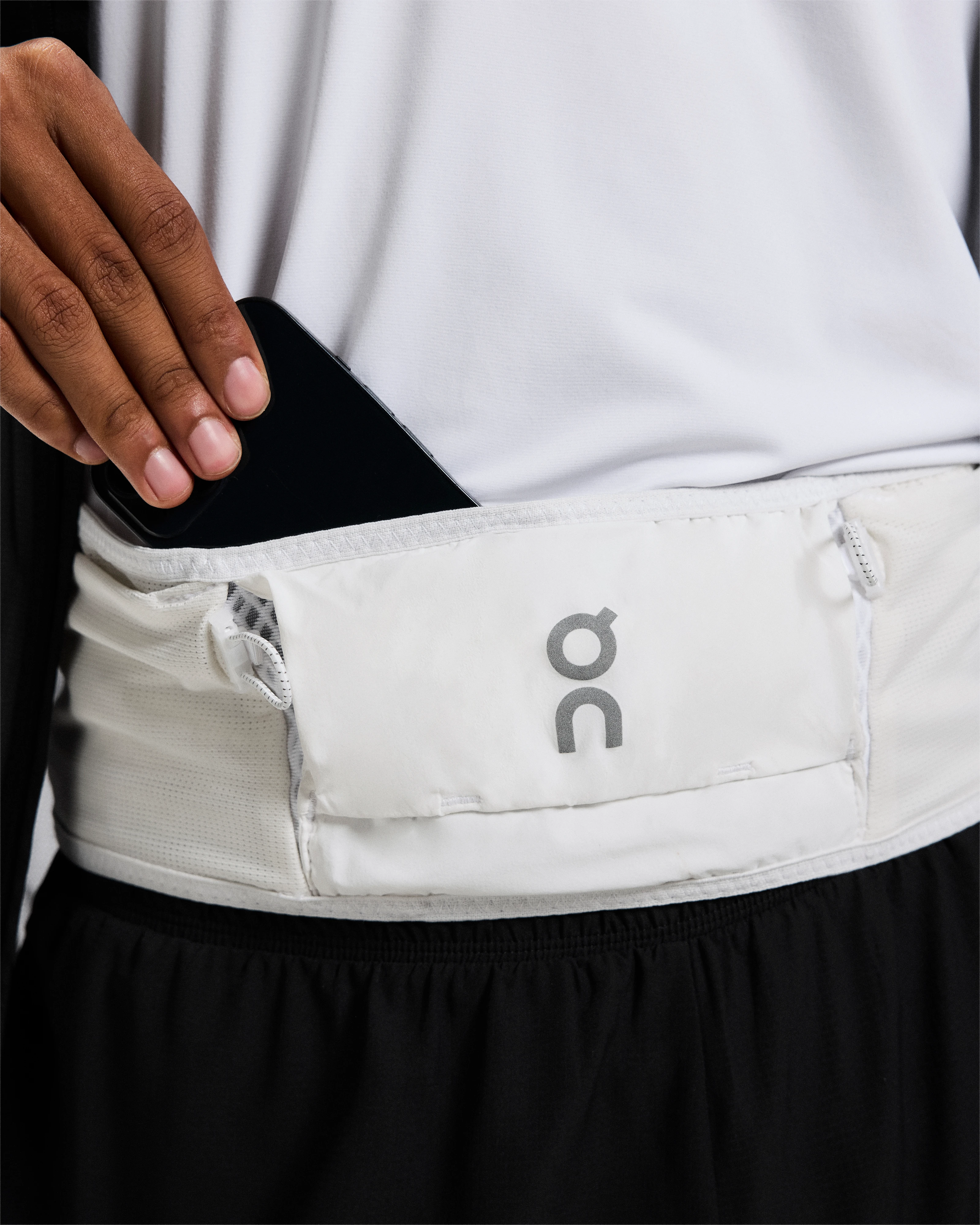 On Ultra Belt 2L White Unisexe Ceintures