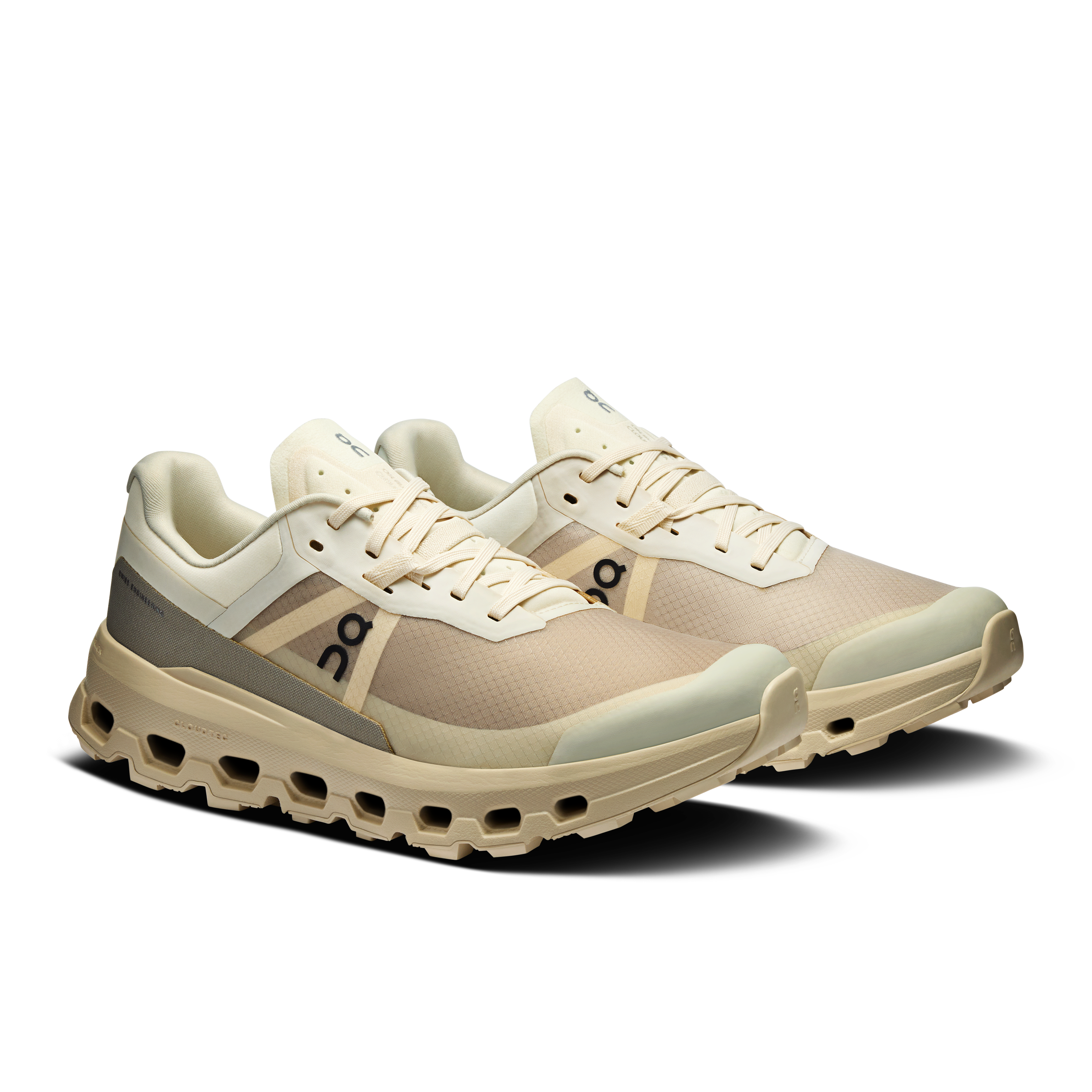 On Cloudvista 2 Cream & Desert Femme Running de trail Chaussures