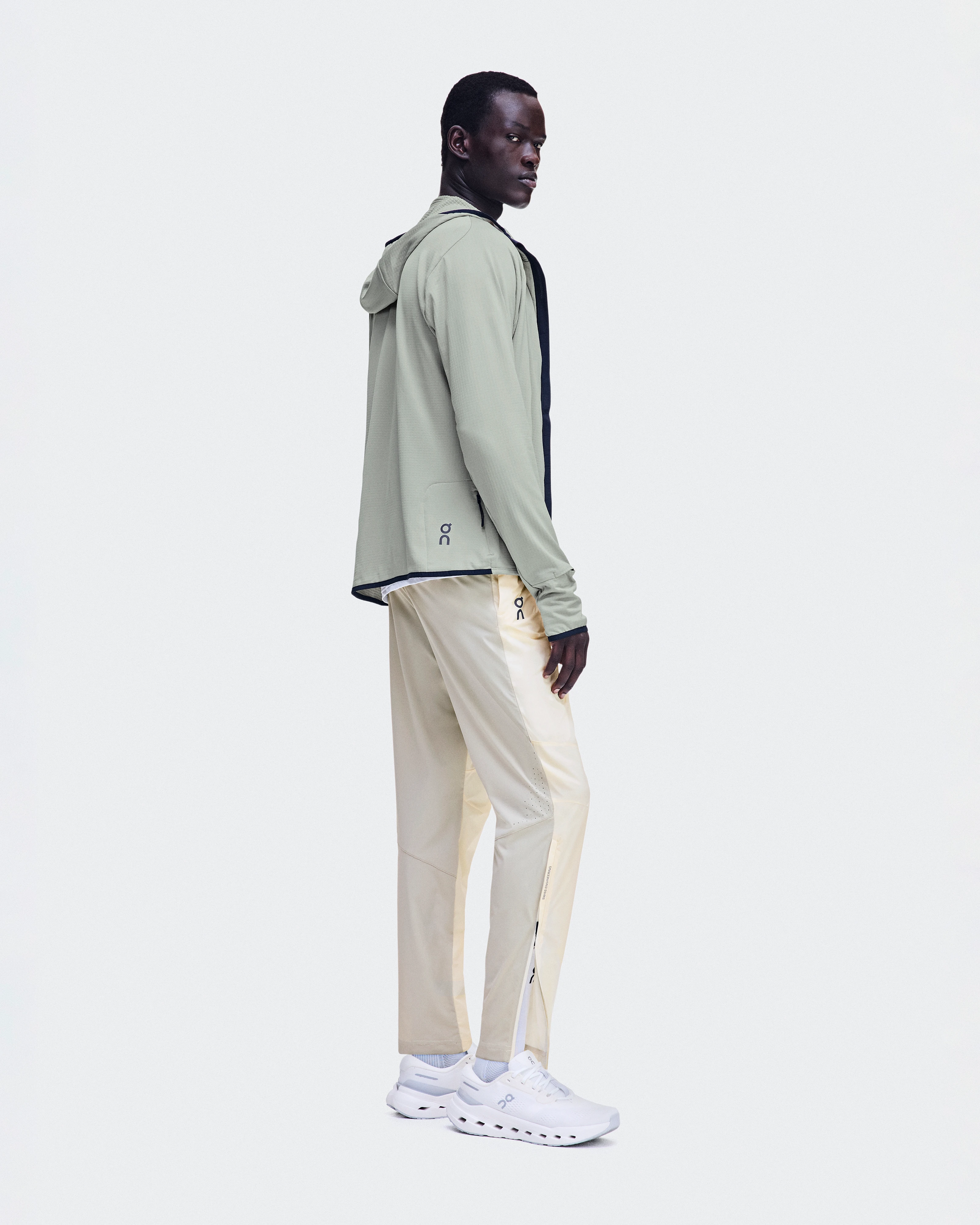 On Climate Zip Hoodie Brume Homme Sweats à capuche et sweats