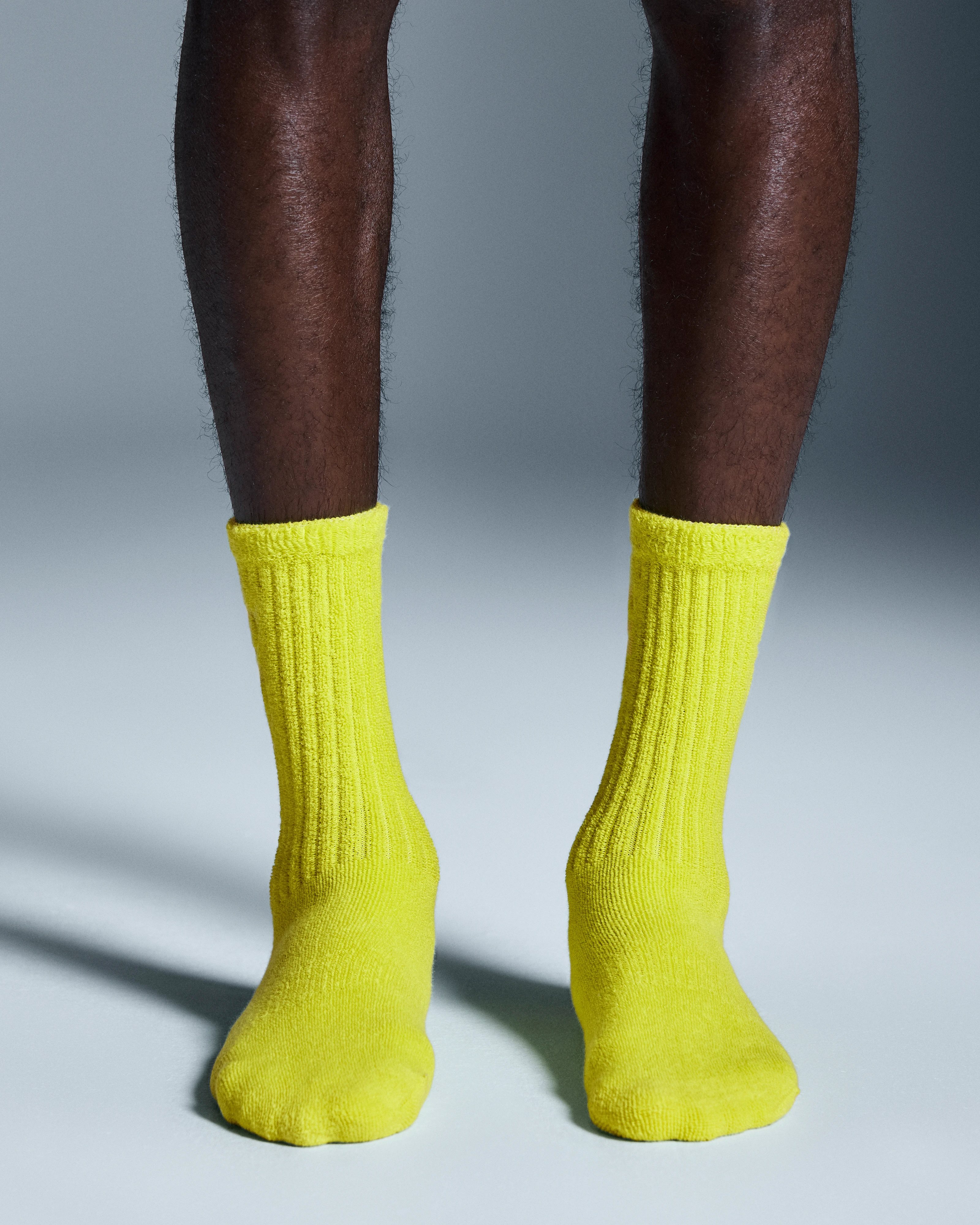 On Terry Sock High Lime Unisexe Chaussettes