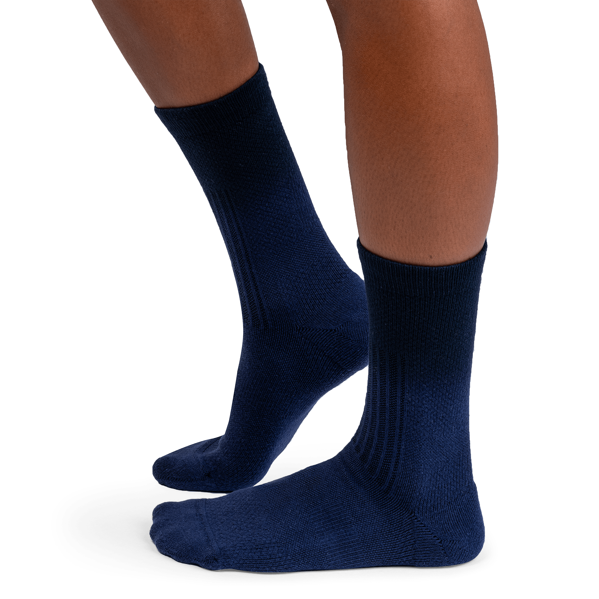 On All-Day Sock Denim & Black Femme Chaussettes