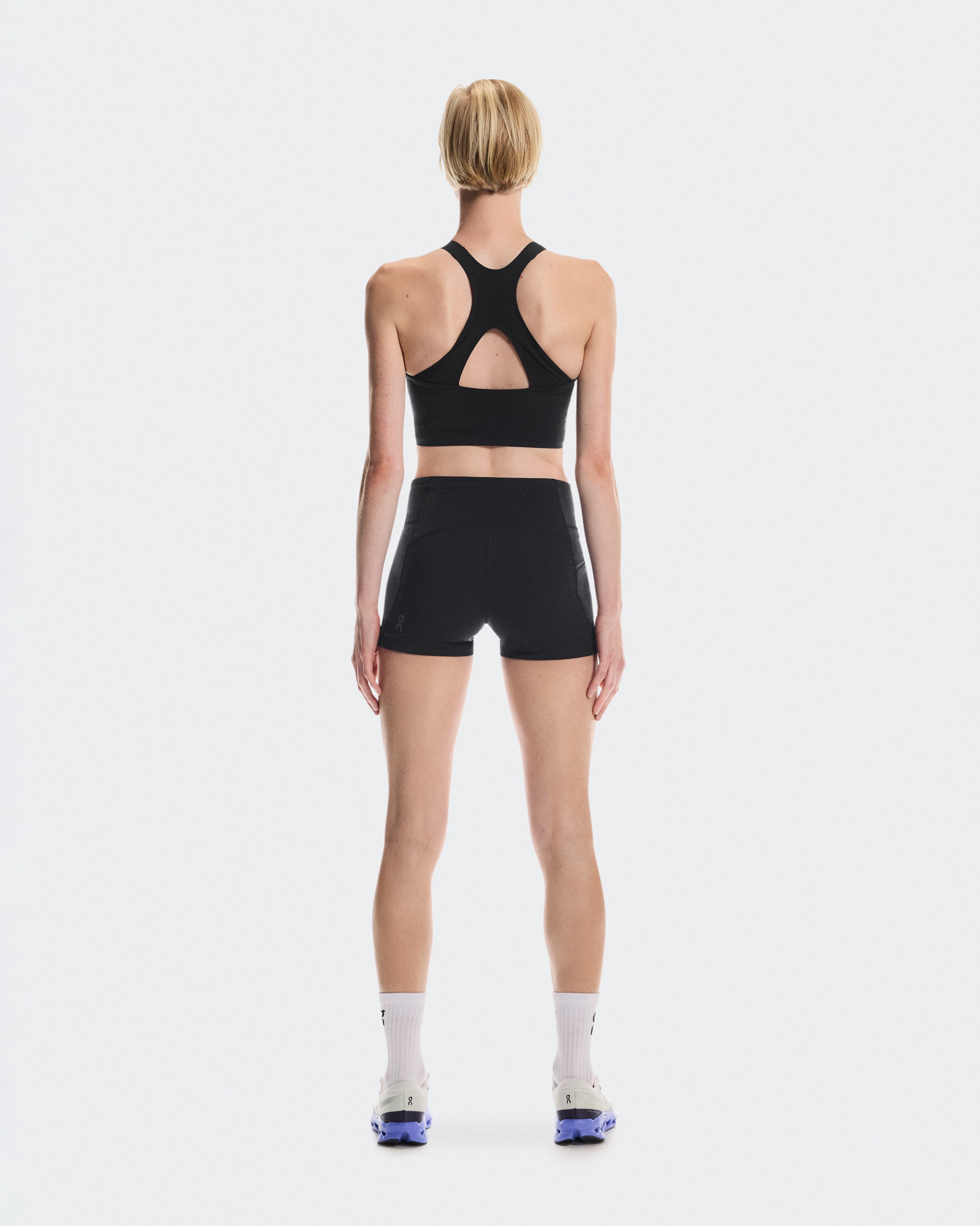 On Performance Crop Black Femme Hauts et t-shirts