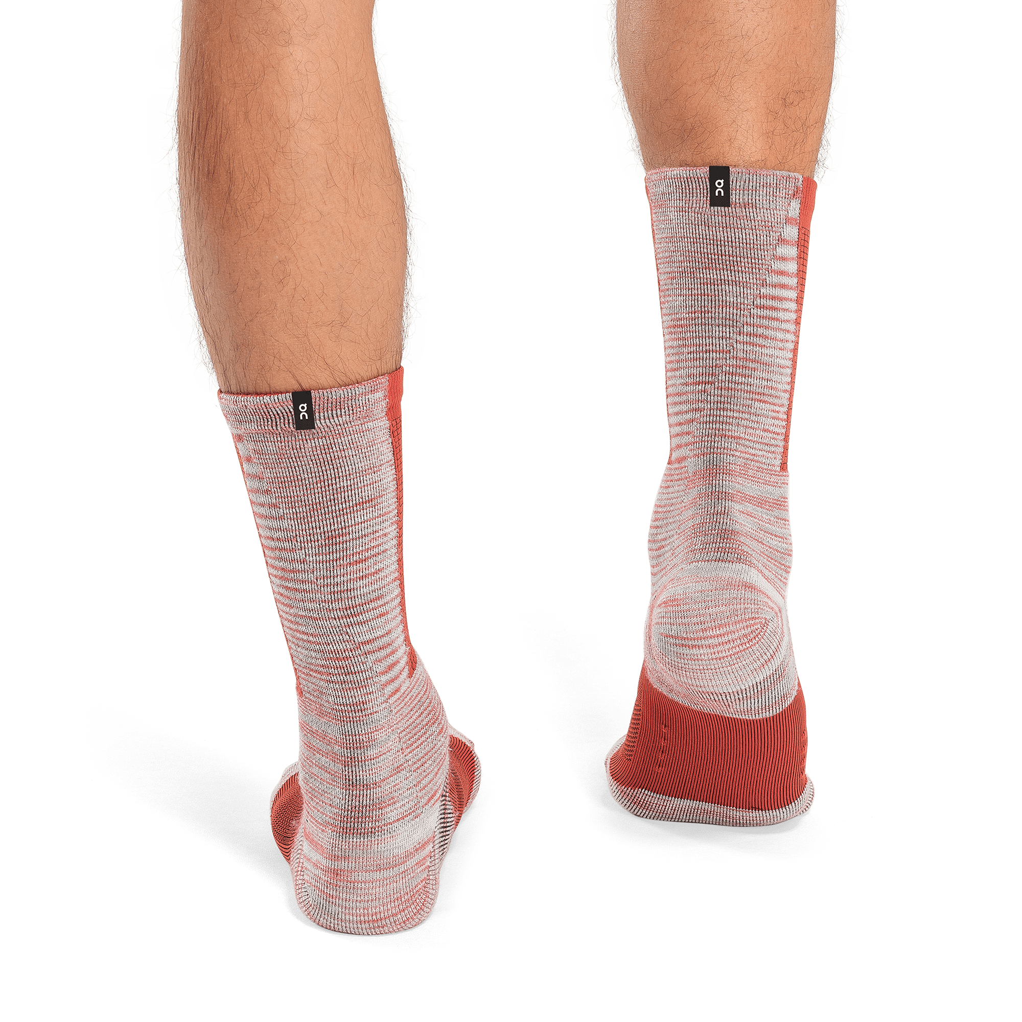 On Explorer Merino Sock Chili & Red Homme Chaussettes
