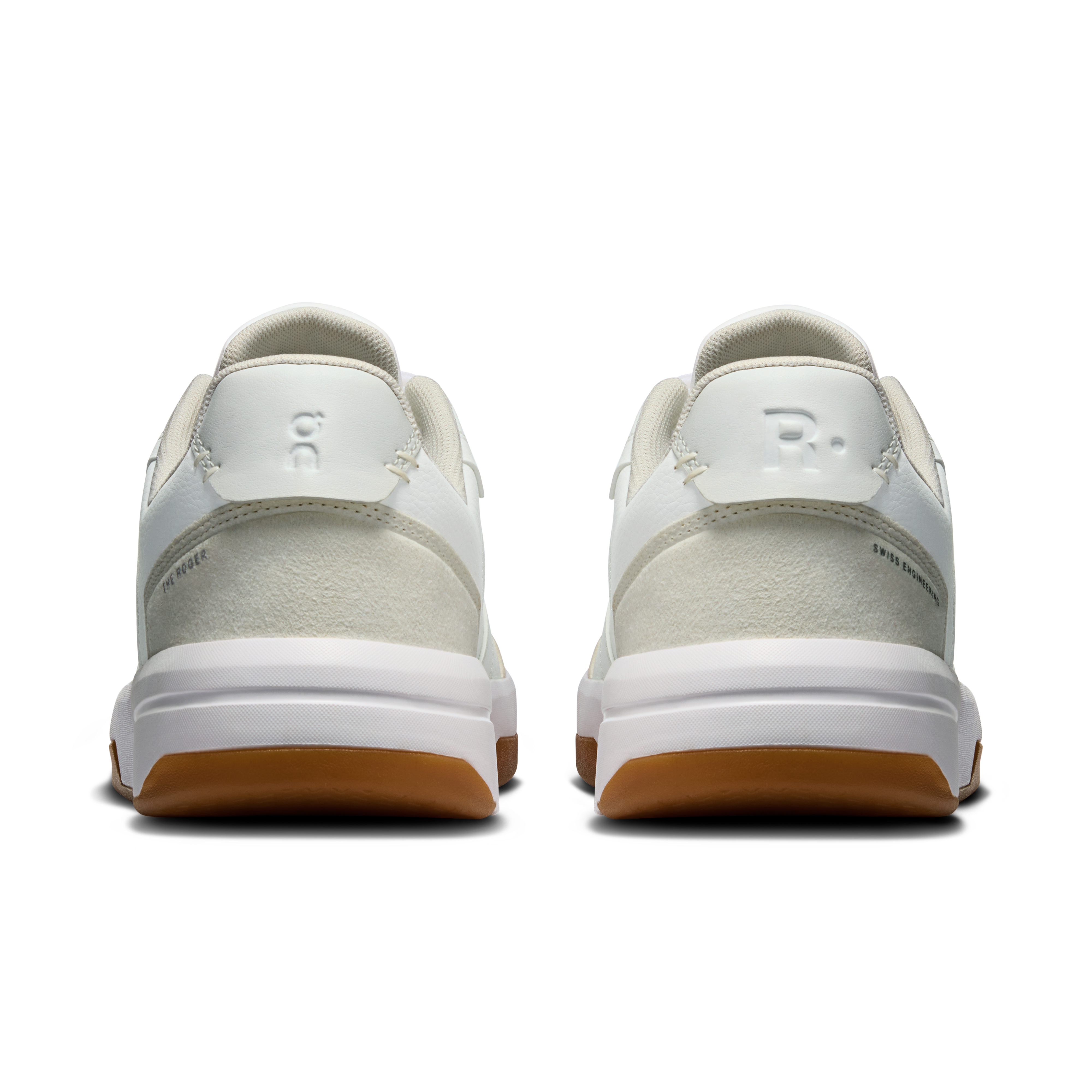 On THE ROGER Clubhouse White & Ivory Homme Tennis Chaussures