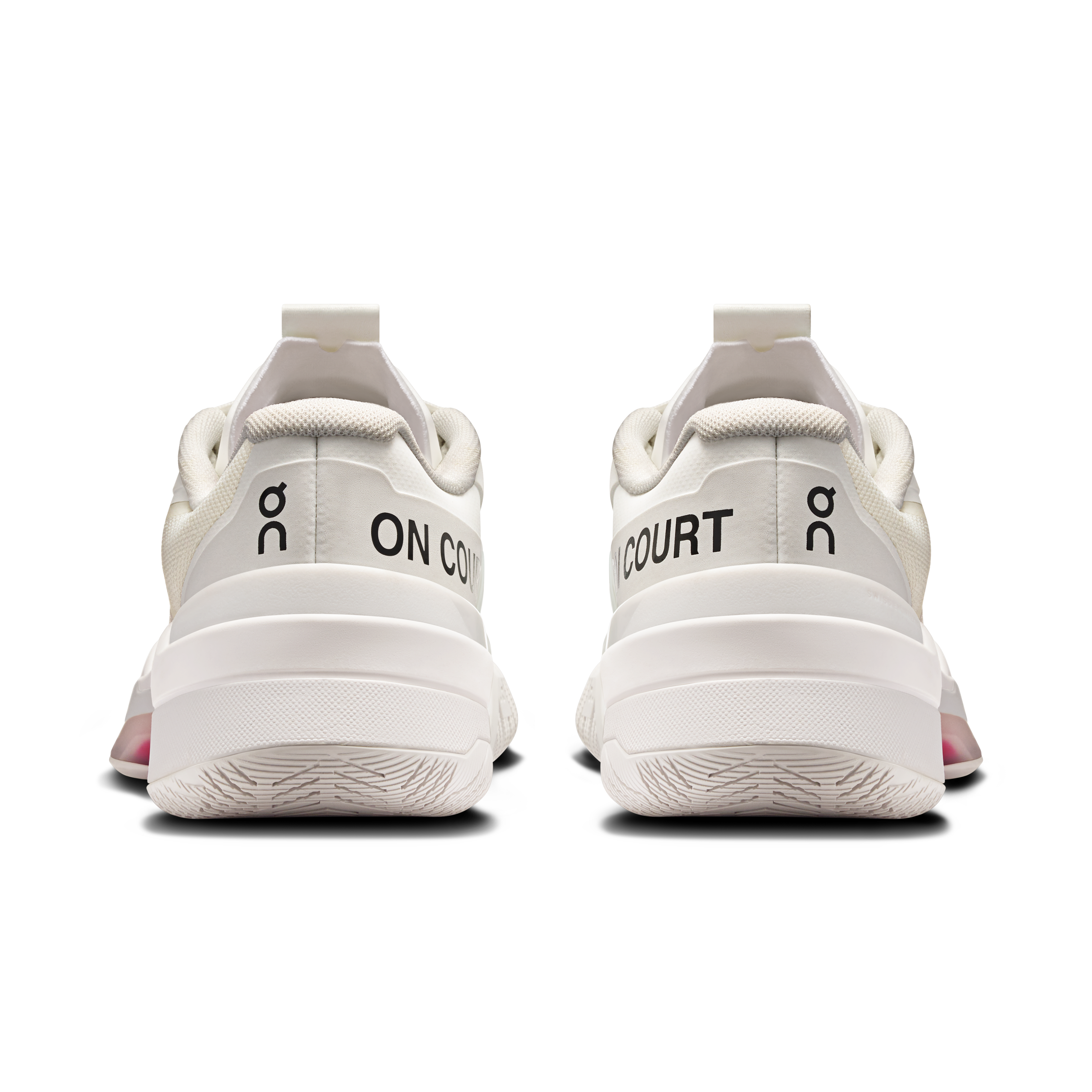On THE ROGER Pro Fire White & Pink Femme Tennis Chaussures