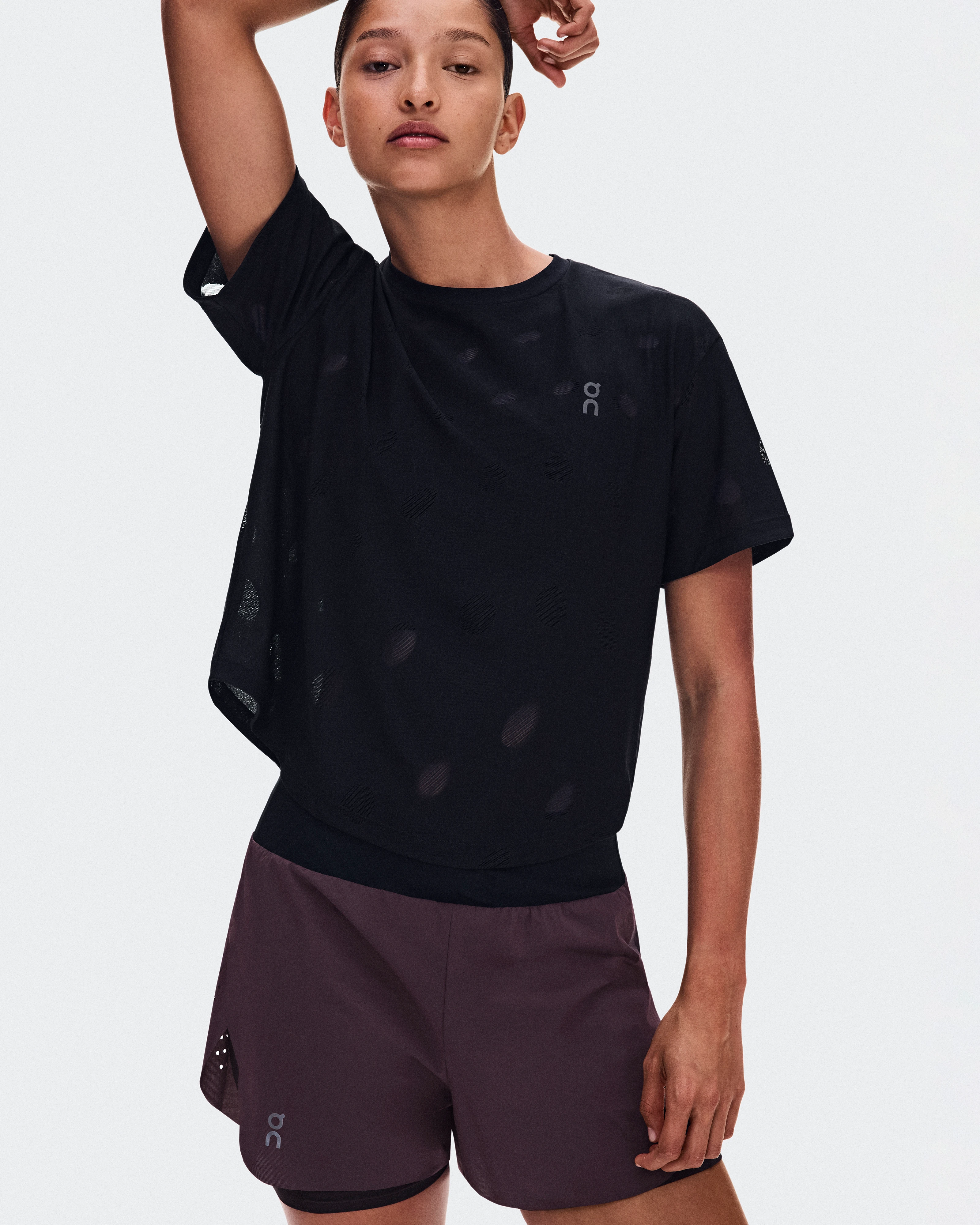 On Zero-T Breathe Black Femme Hauts et t-shirts