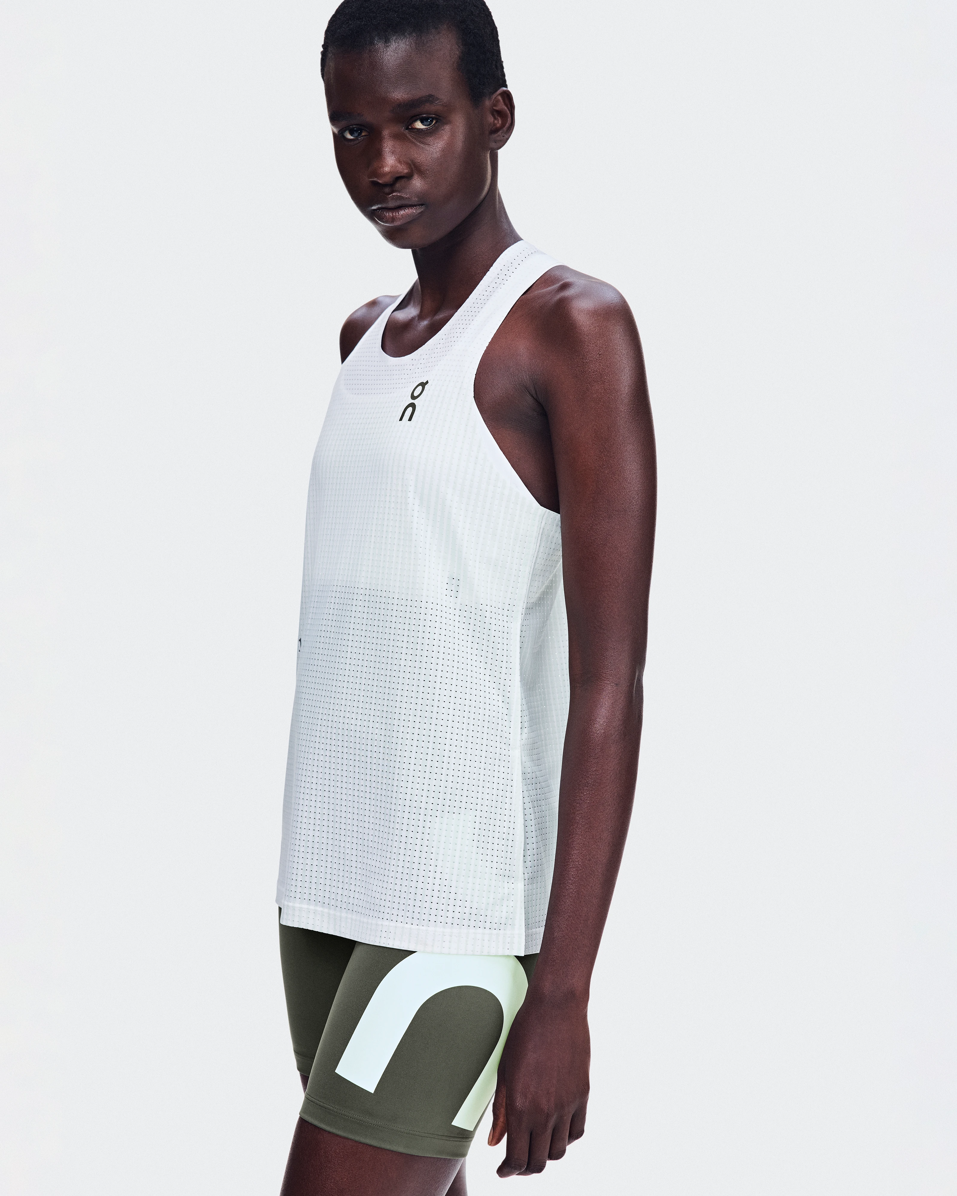 On Race Half Tights LN1 Mire Femme Leggings