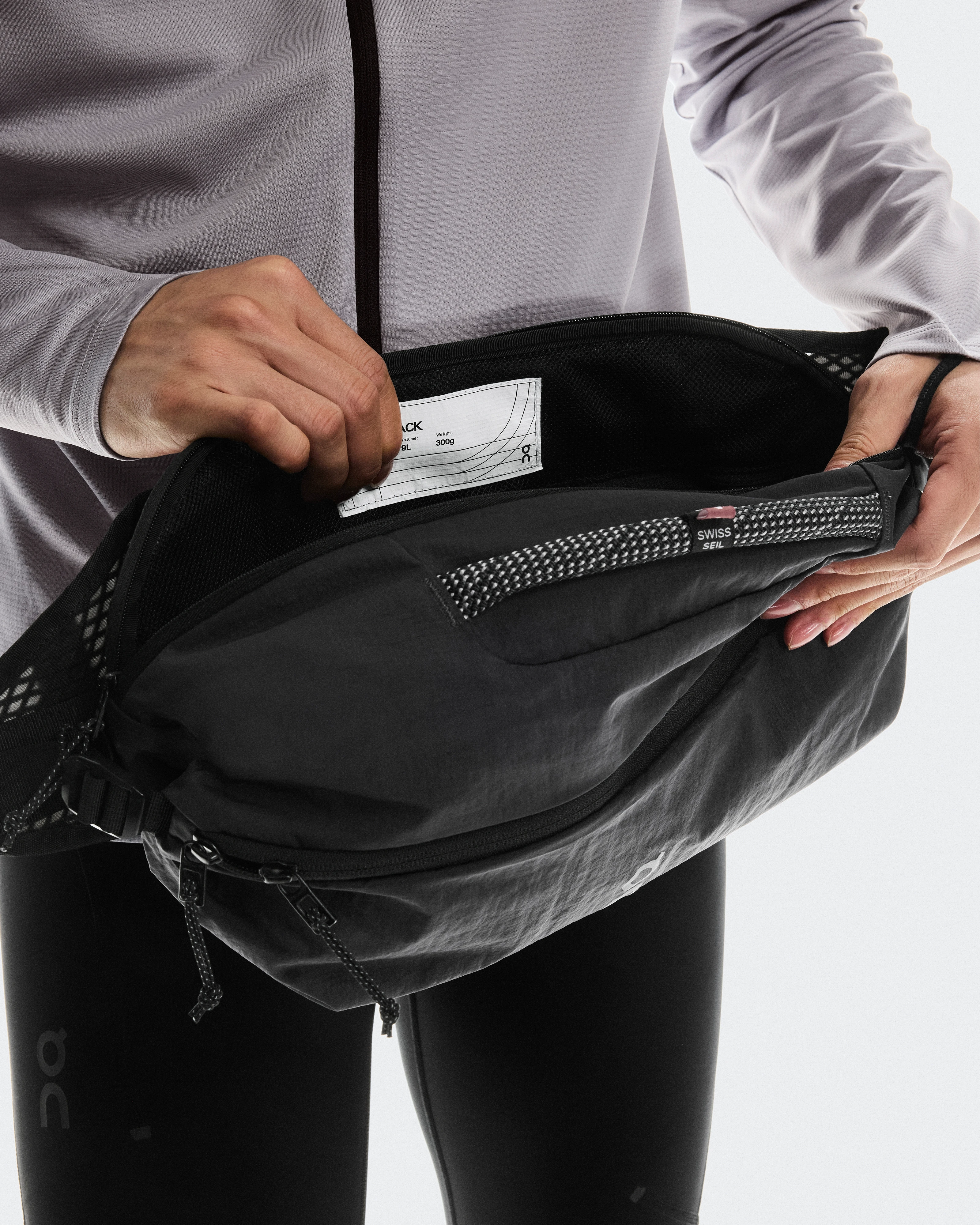 On Sling Pack 9L Magnet & Black Unisexe Sacs