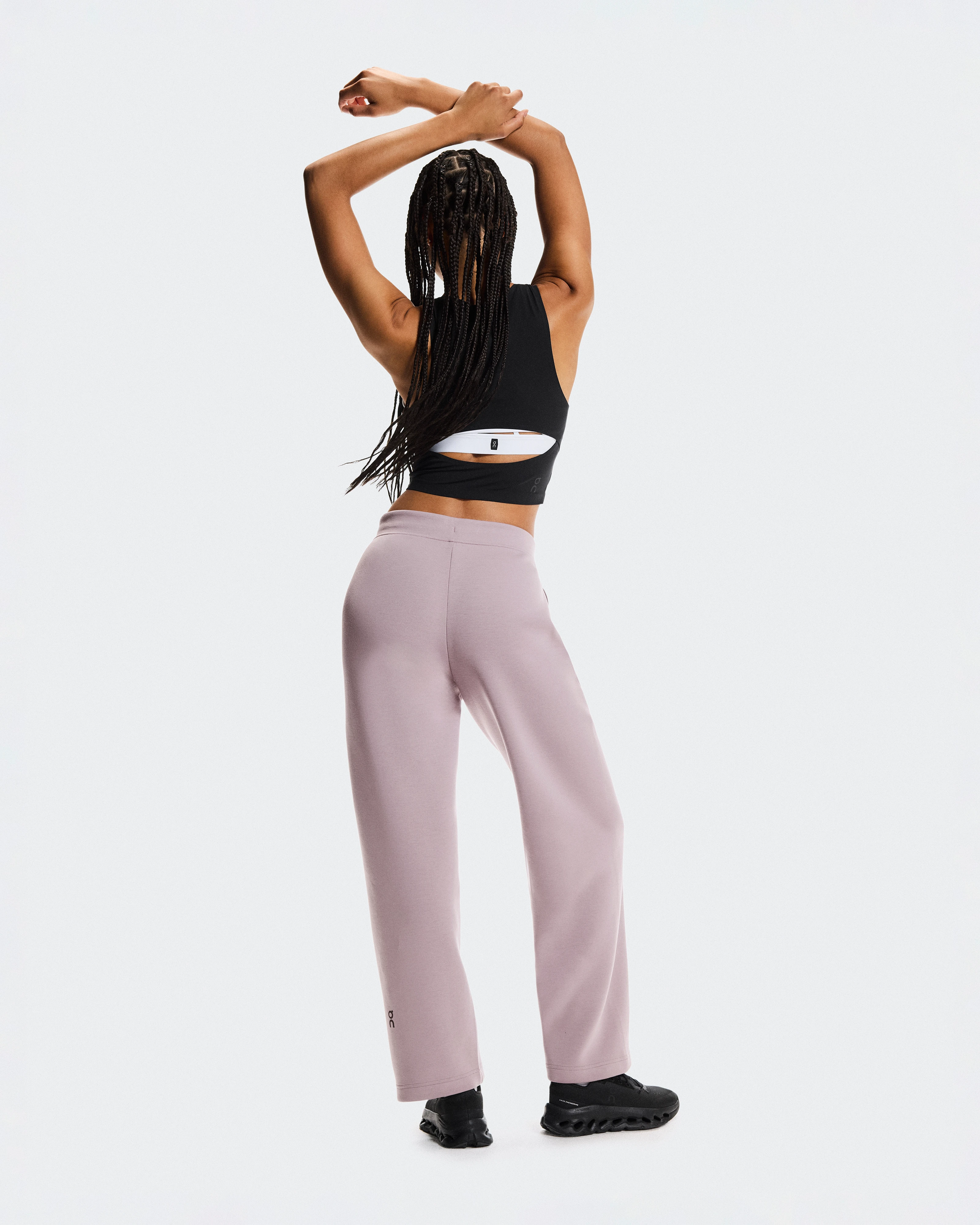 On Focus Tech Sweatpants Heron Femme Pantalons