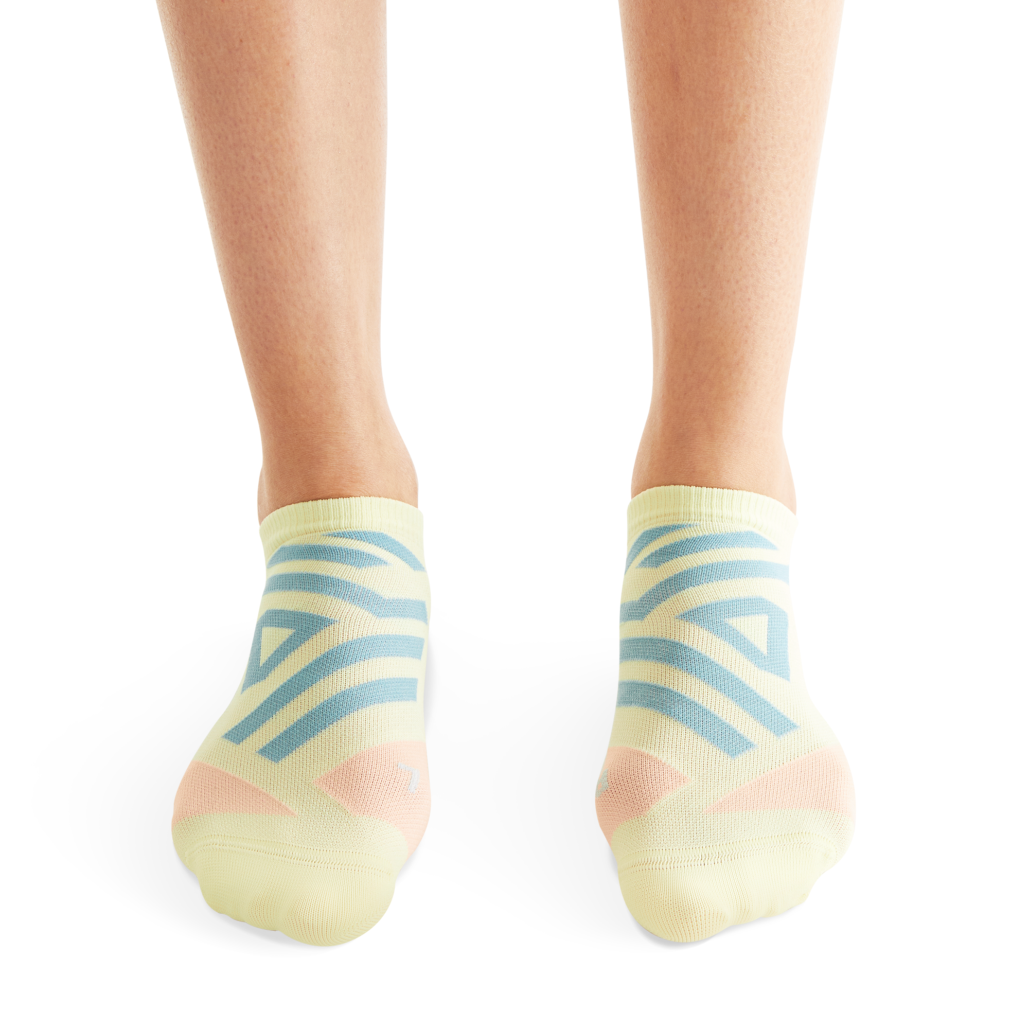 On Performance Low Sock Hay & Rose Femme Chaussettes