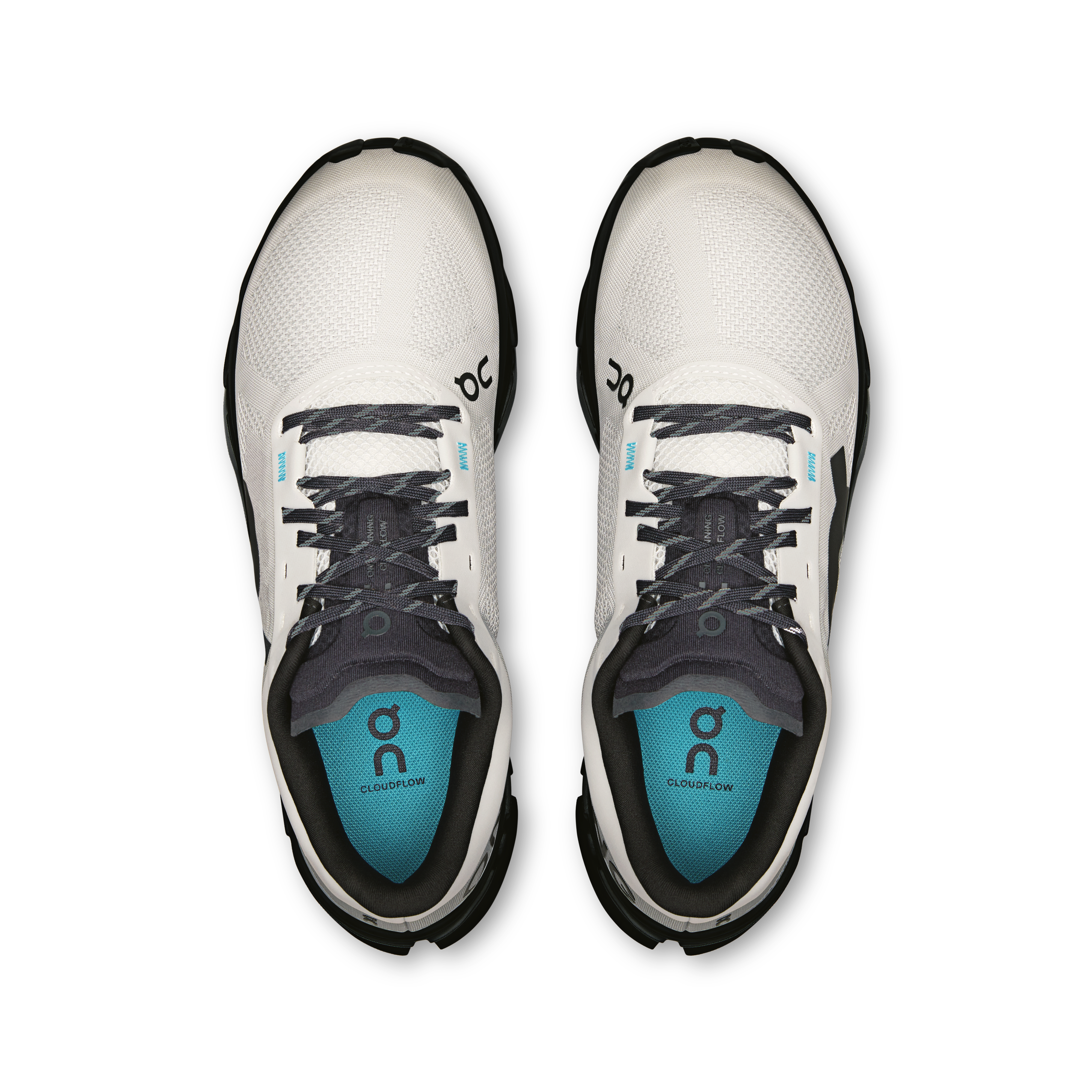 On Cloudflow 5 Lumos Glacier & Black Femme Running sur route Chaussures