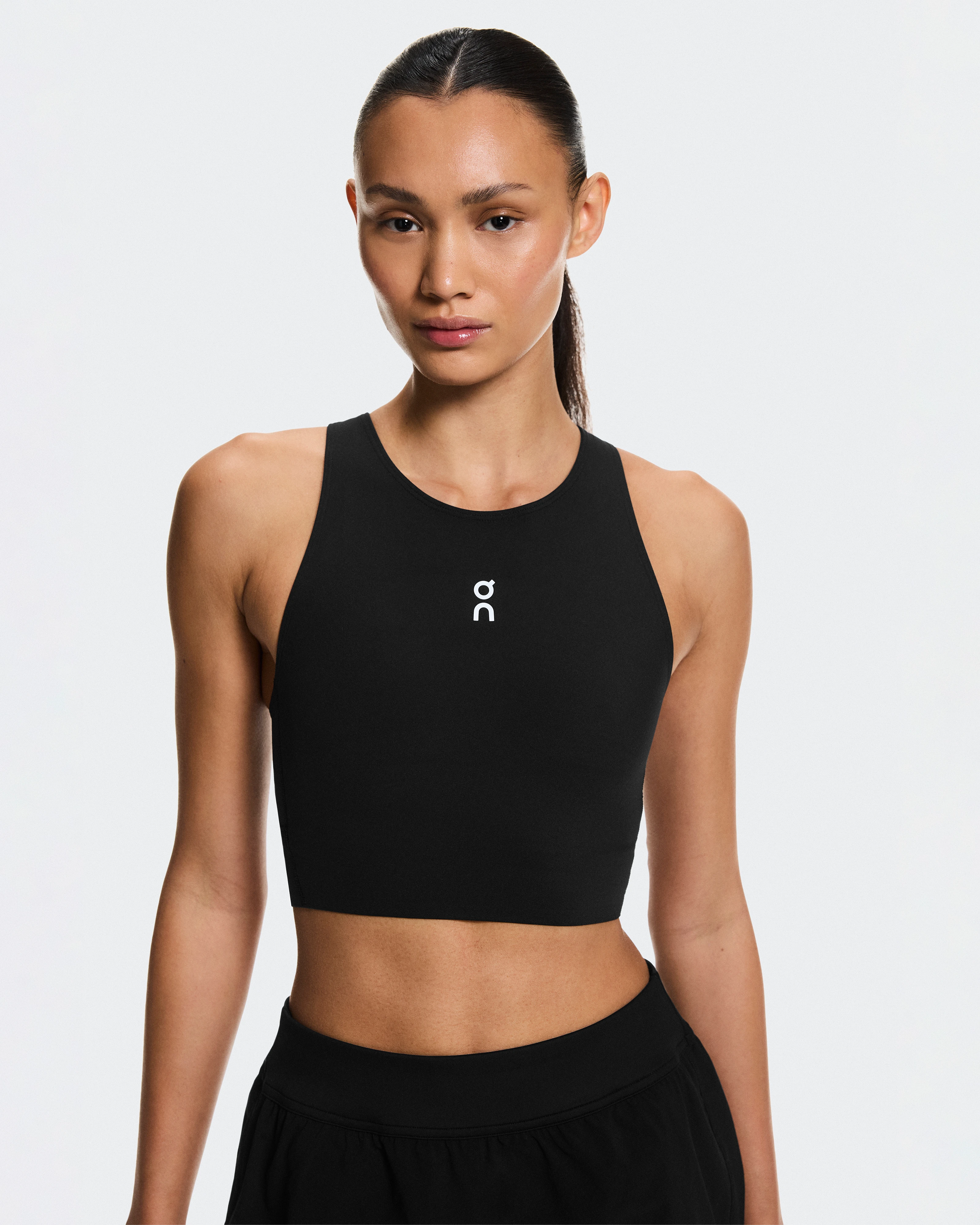 On Court Crop Top Black Femme Hauts et t-shirts