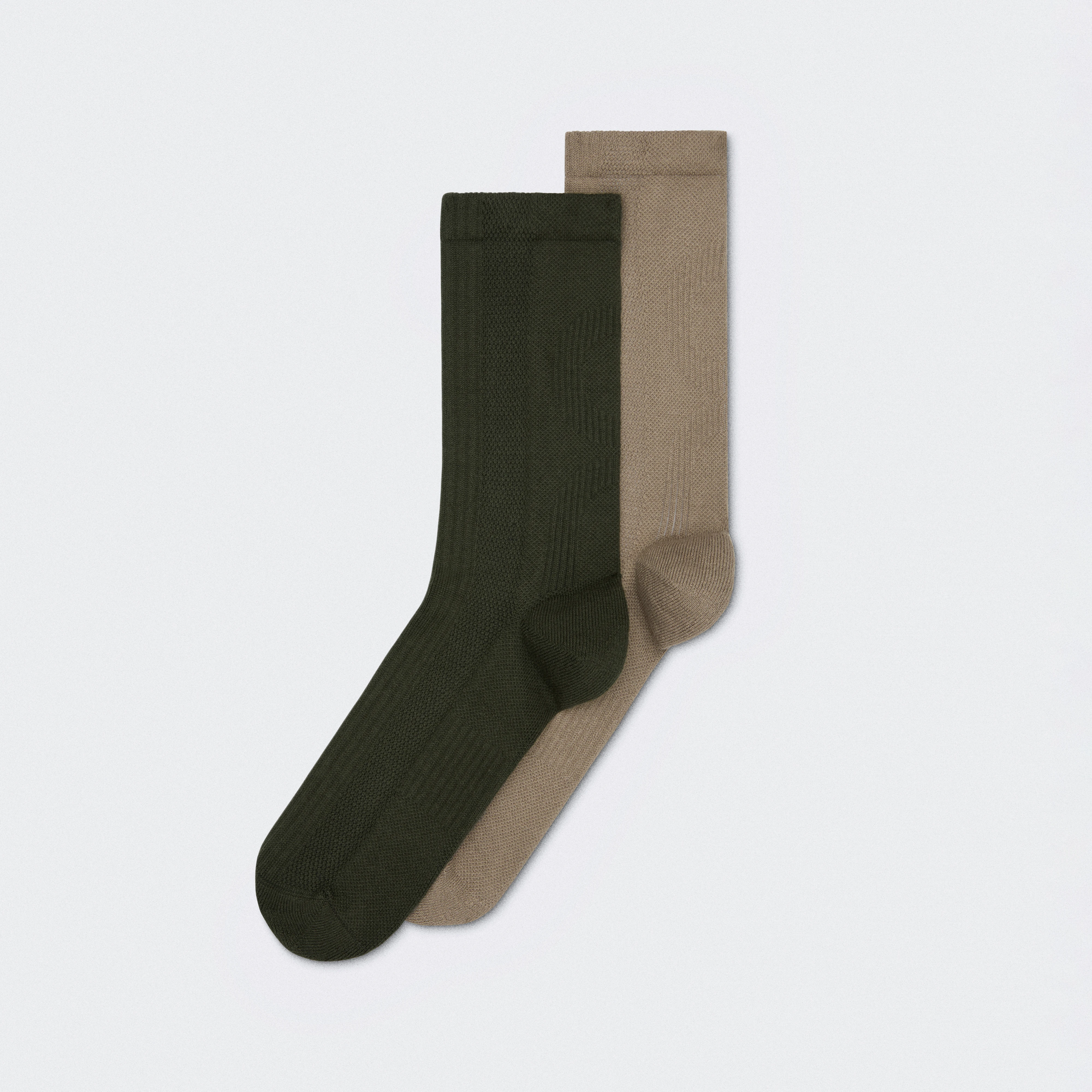 On Hybrid Sock High 2P Cinder & Kalamata Unisexe – Confort toute la journée, lifestyle actif Chaussettes