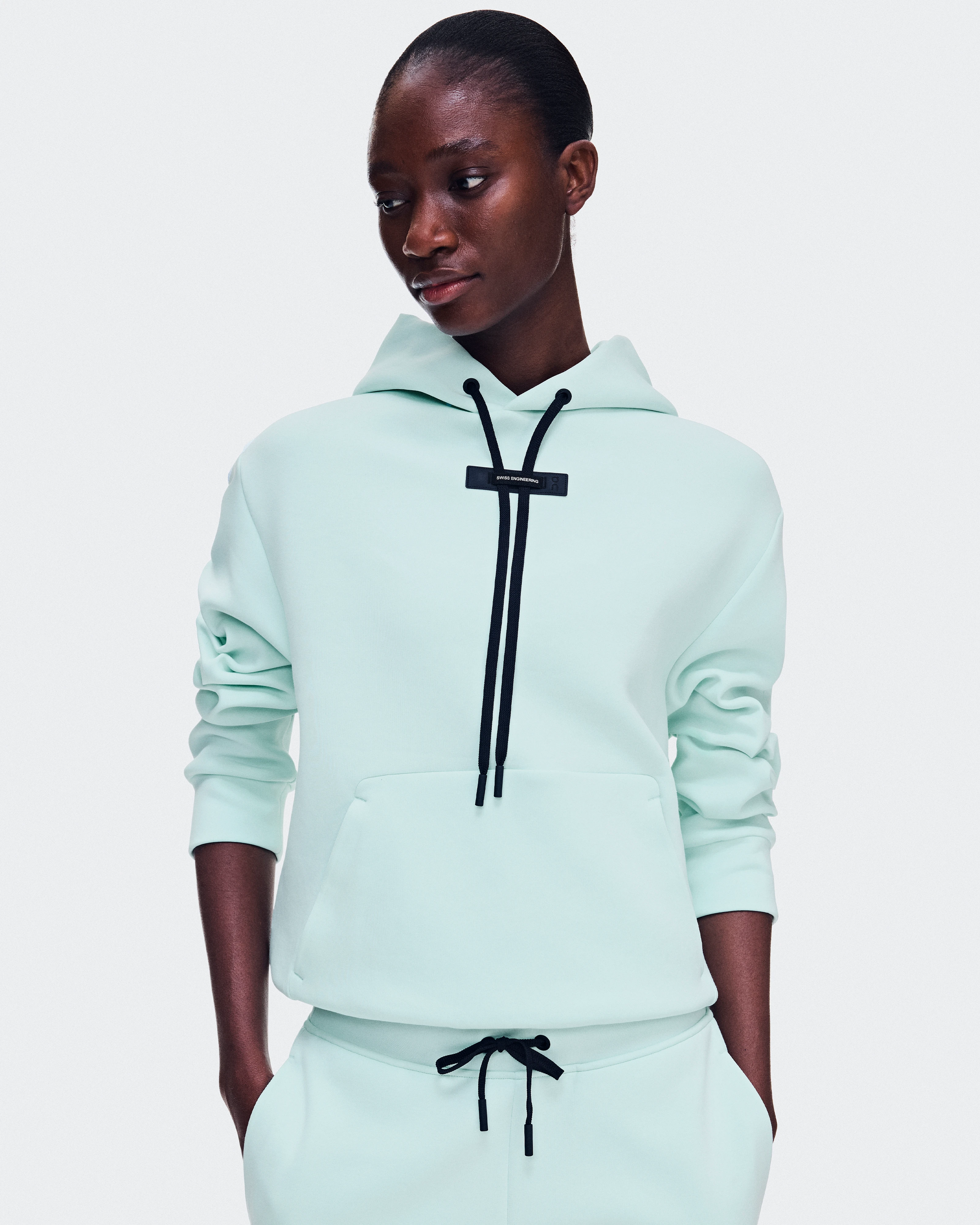 On Focus Tech Hoodie Flurry Femme Sweats à capuche et sweats
