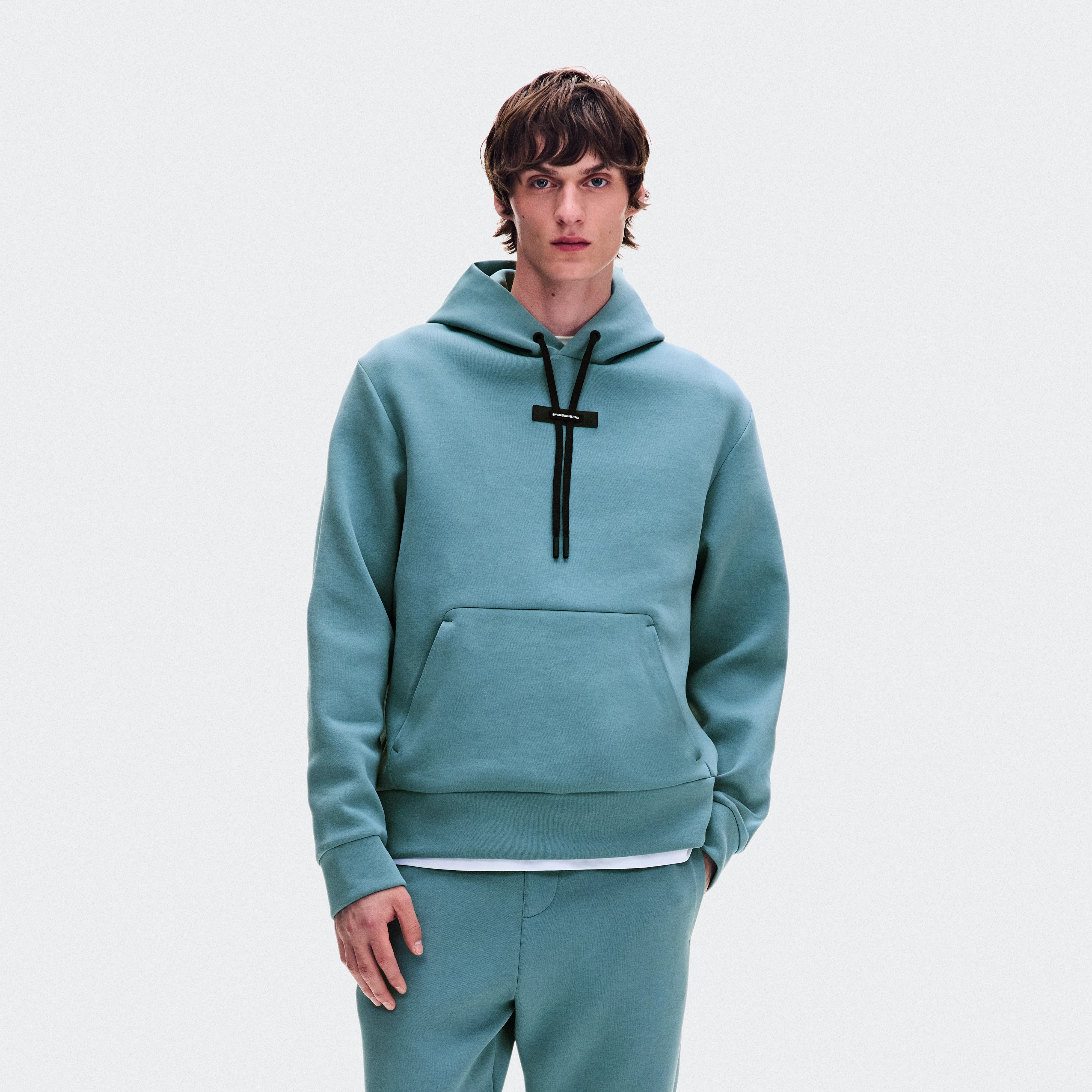 On Focus Tech Hoodie Agave Homme – Quotidien, voyage, entraînement Sweats à capuche et sweats