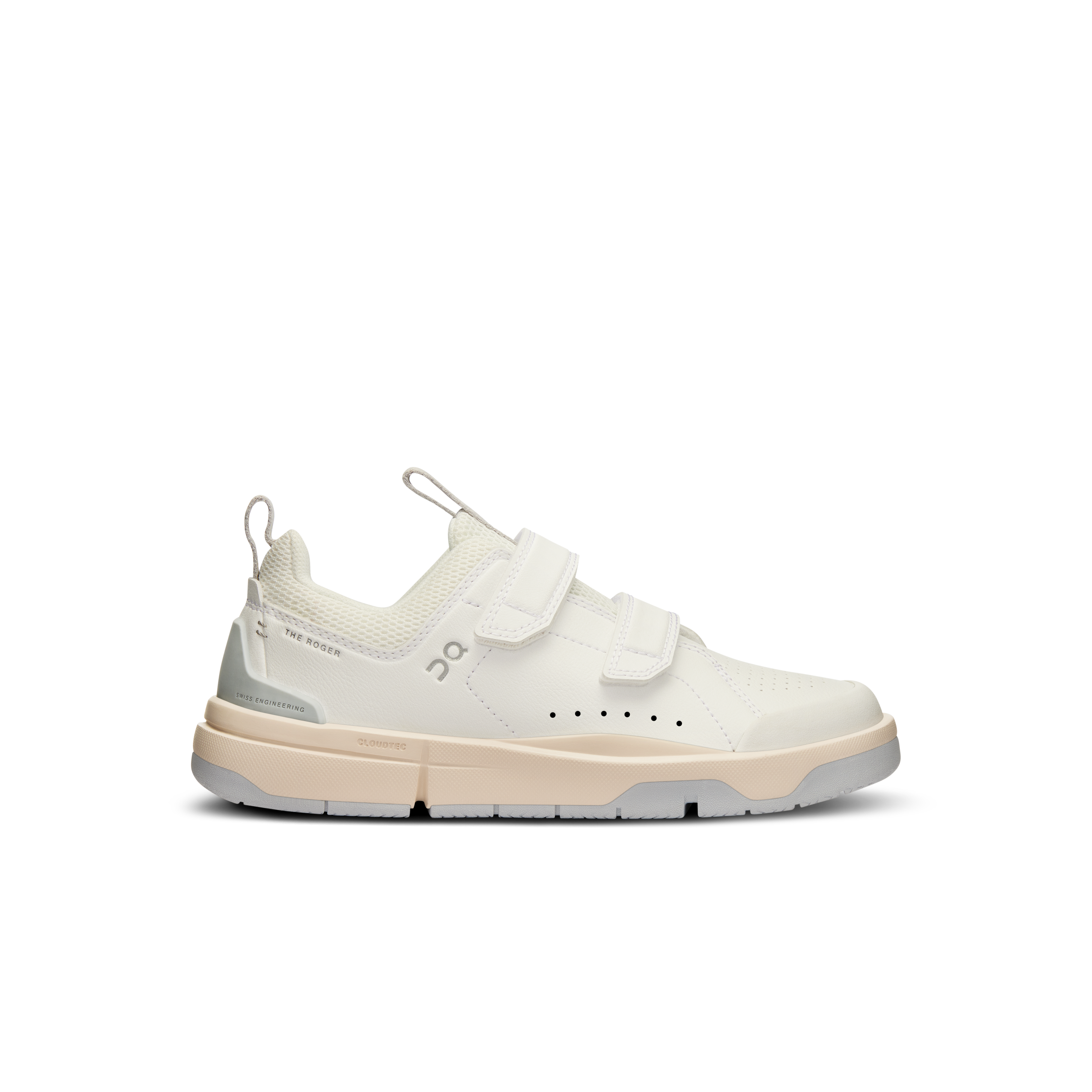 On THE ROGER Kids White & Glacier Enfant – Quotidien, 4-8 ans, polyvalente Chaussures
