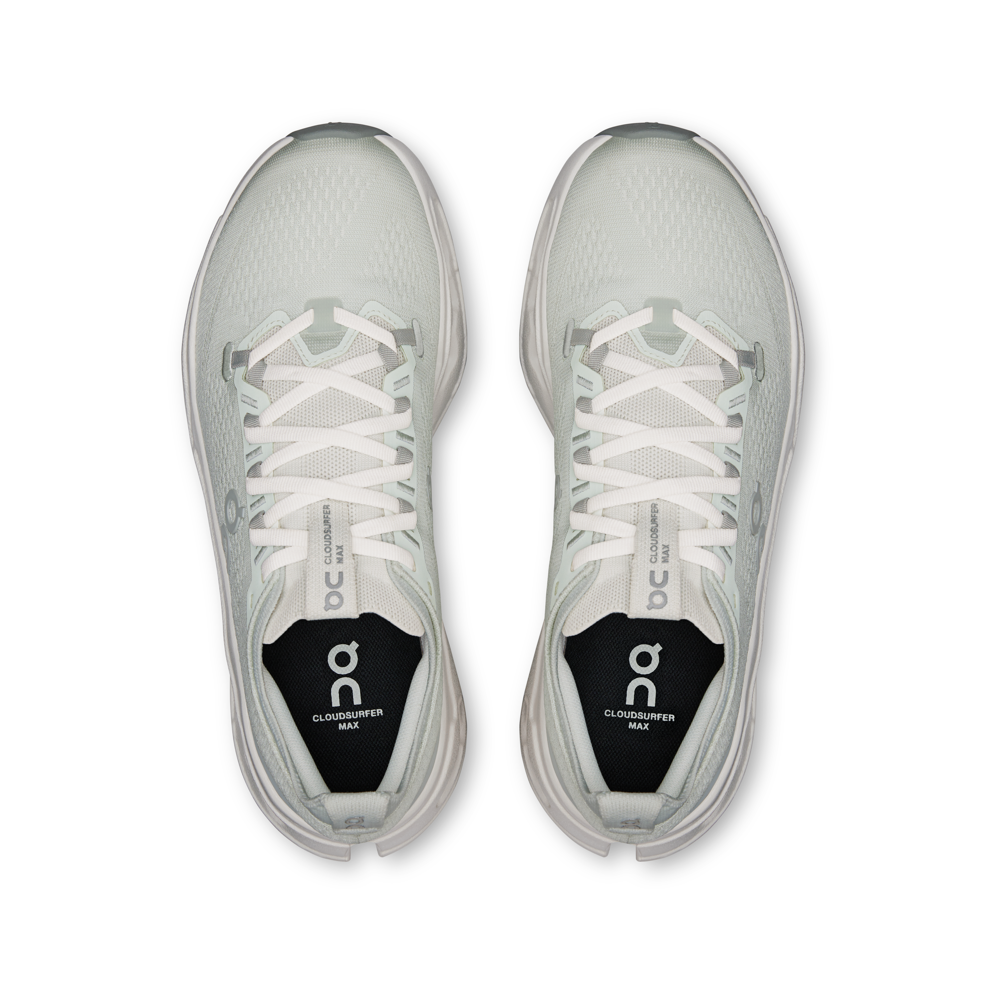 On Cloudsurfer Max Iceberg & Ivory Femme Running sur route Chaussures